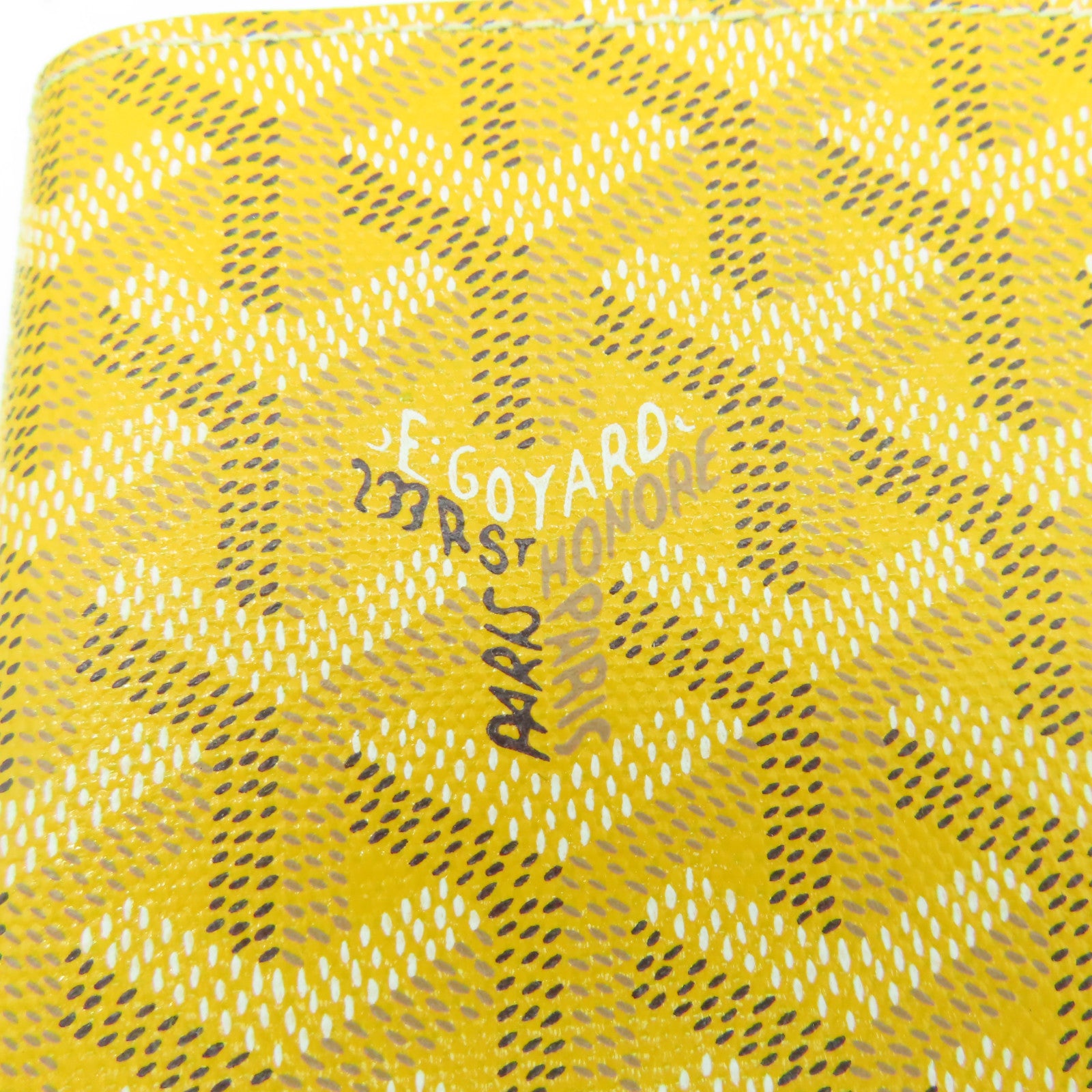 GOYARD 塗層帆布Victoire wallet錢包黃色