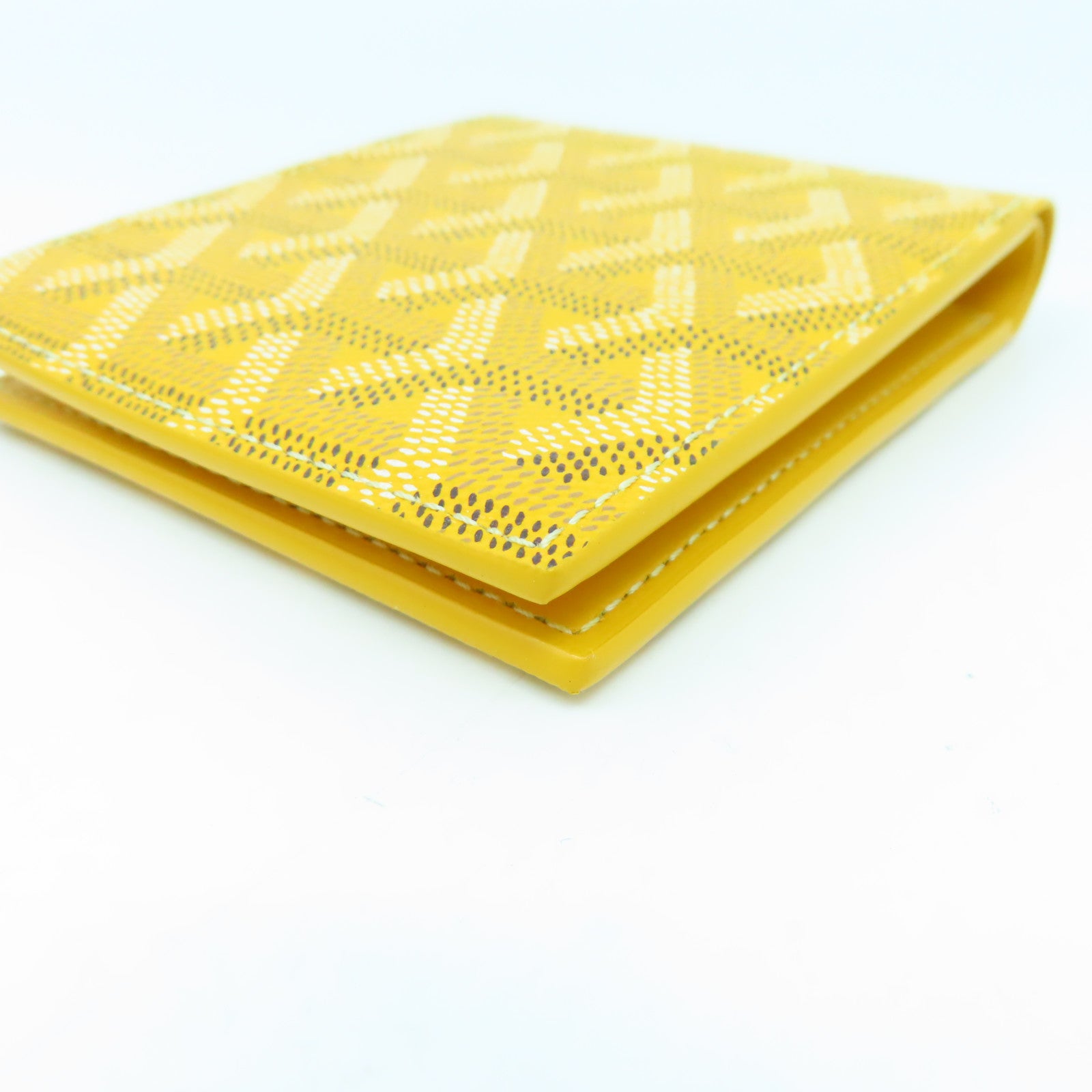 GOYARD 塗層帆布Victoire wallet錢包黃色