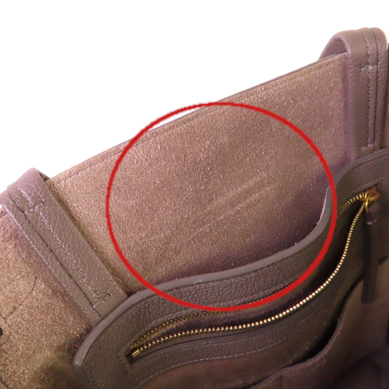 CELINE 牛皮皮革Cabas Phantom Tote Bag肩背袋灰色