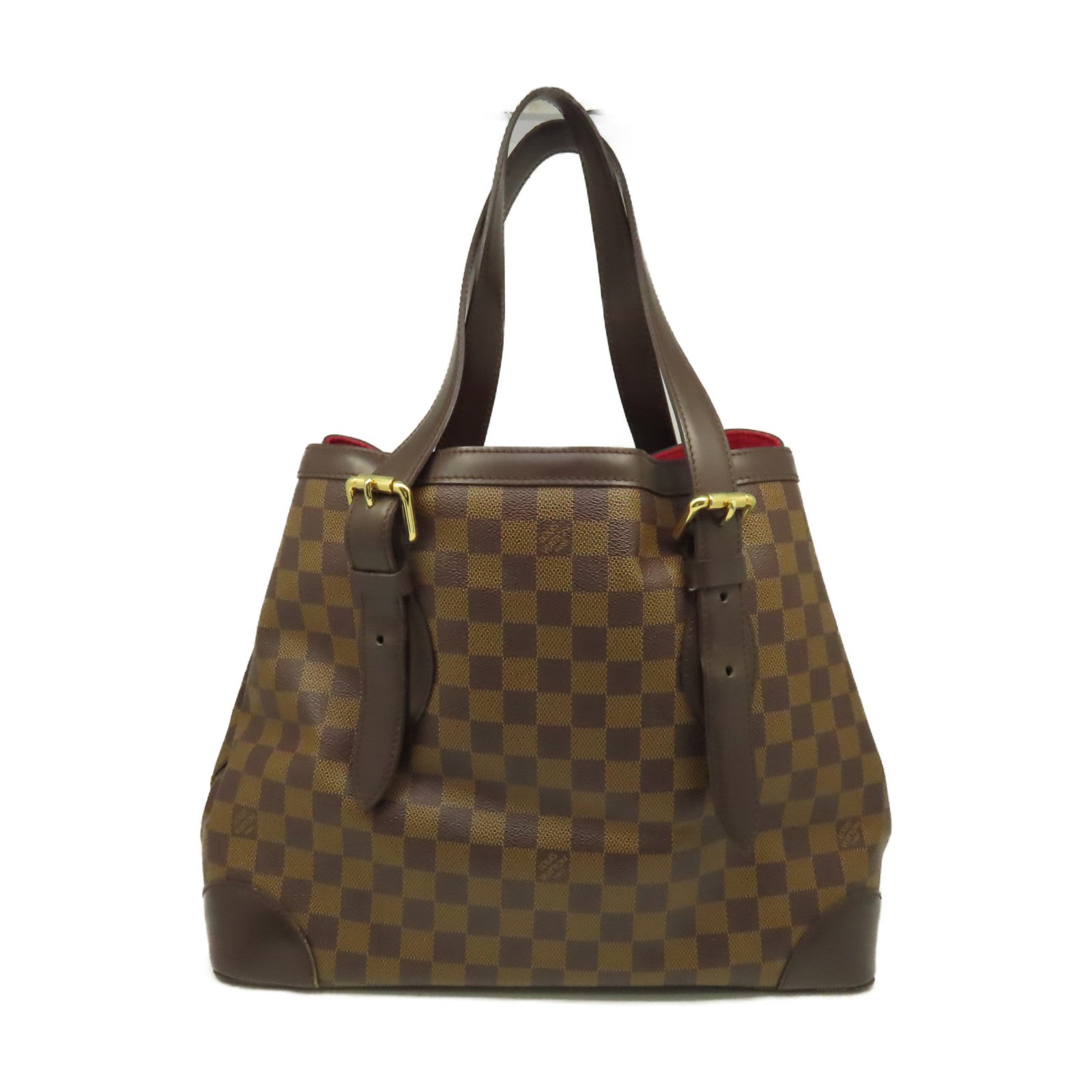 LOUIS VUITTON Damier Hampstead MM Tote Bag肩背袋啡色
