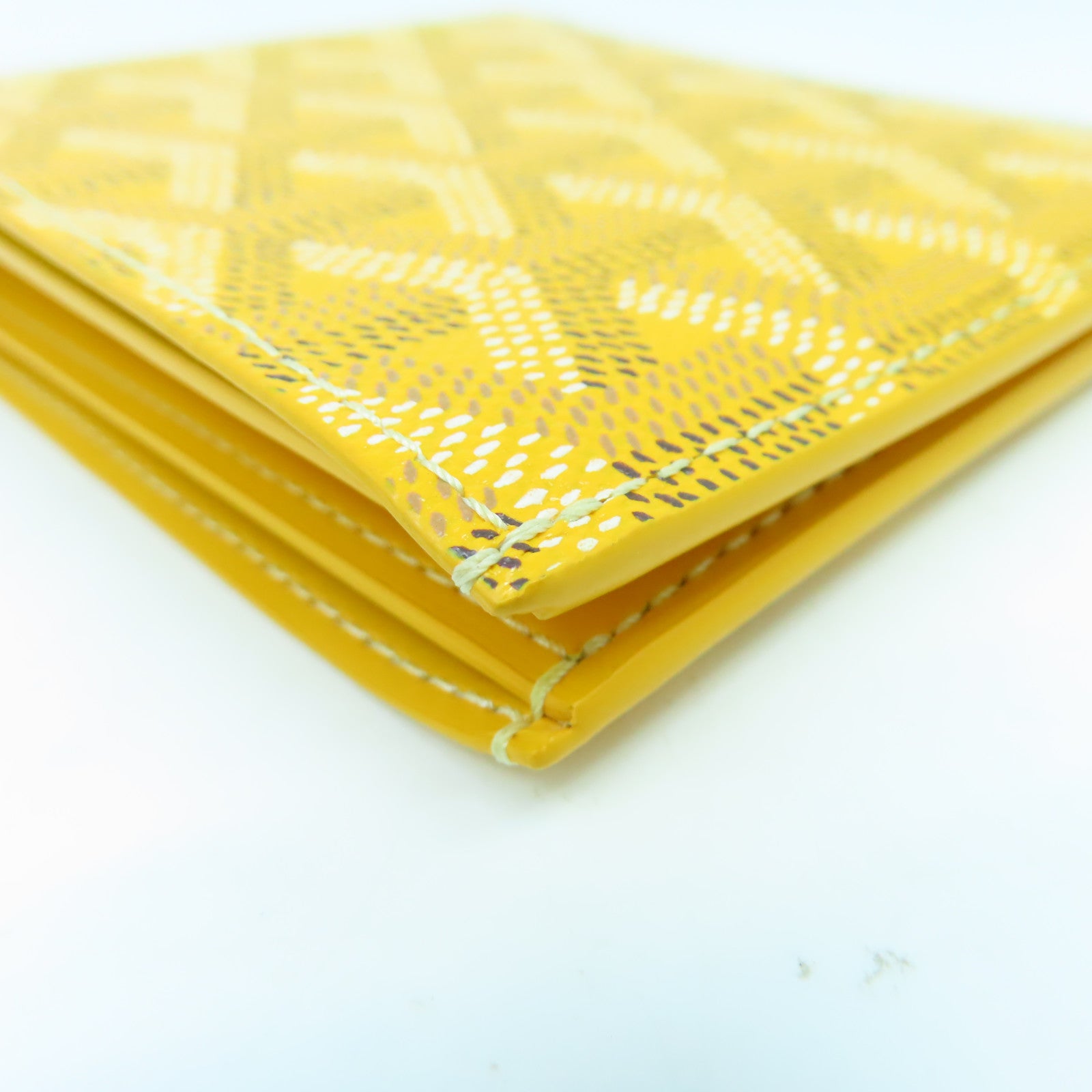 GOYARD 塗層帆布Victoire wallet錢包黃色