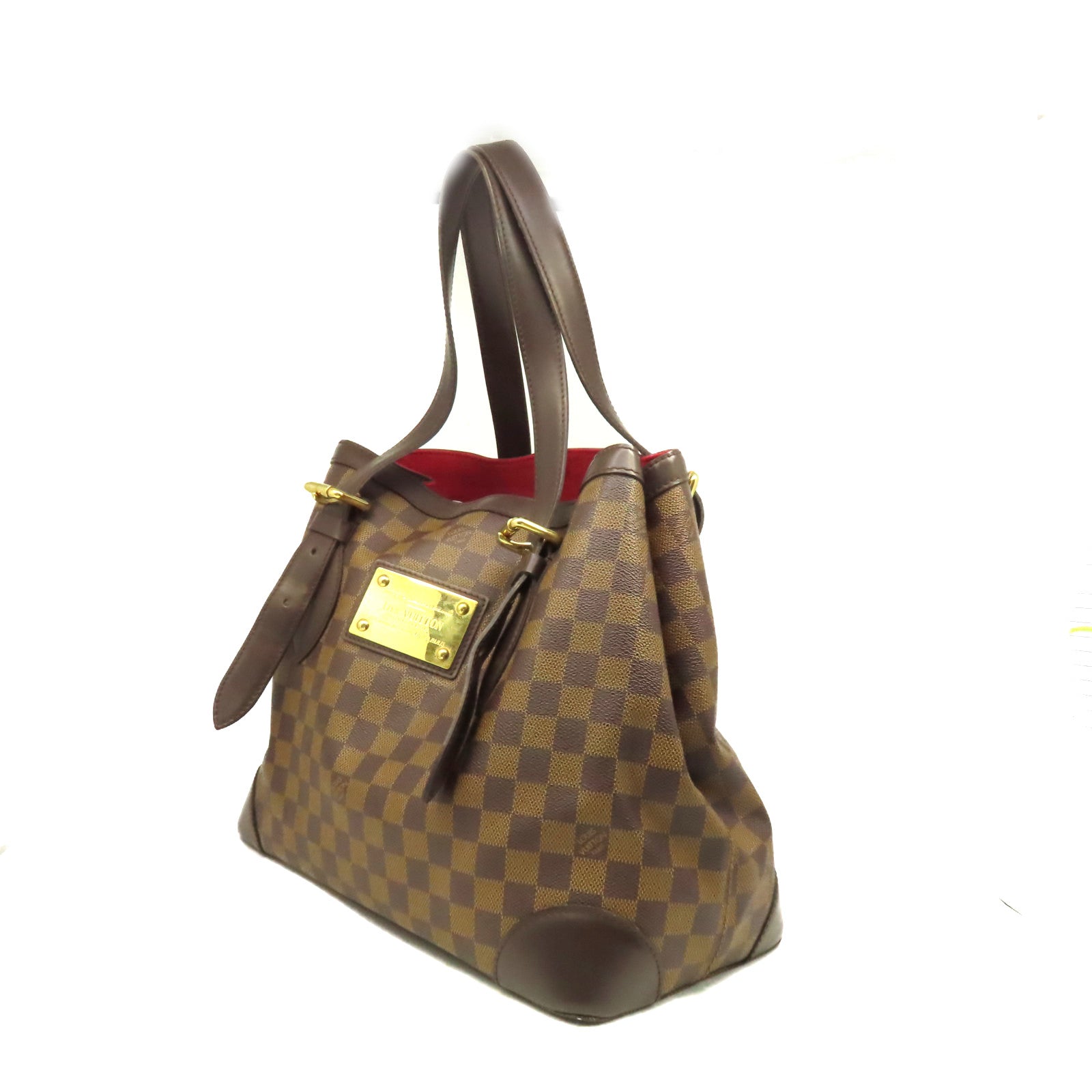 LOUIS VUITTON Damier Hampstead MM Tote Bag肩背袋啡色