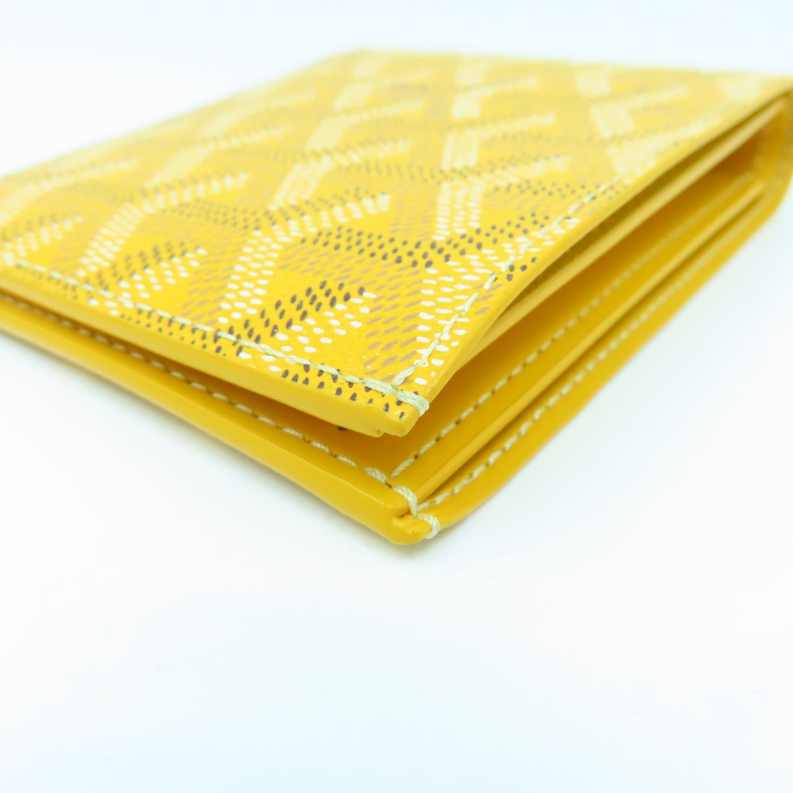 GOYARD 塗層帆布Victoire wallet錢包黃色