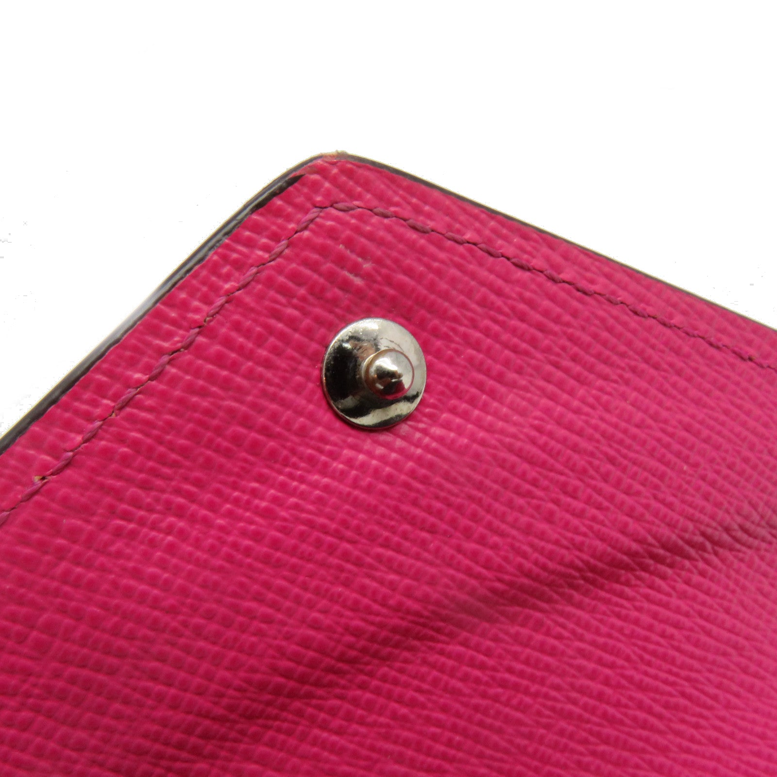 LOUIS VUITTON Epi Victorine Compact Wallet蓝色/粉红色