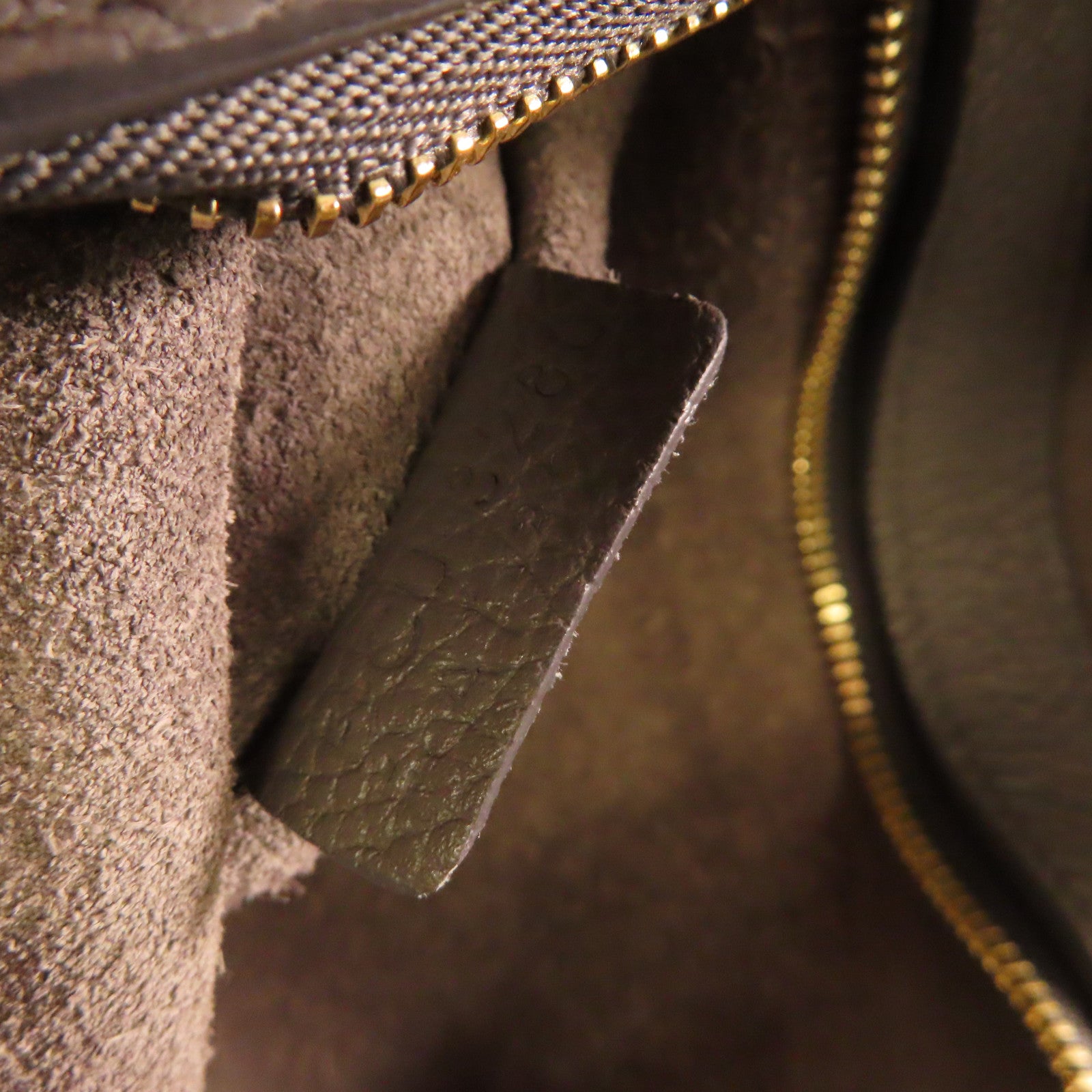 CELINE 牛皮皮革Cabas Phantom Tote Bag肩背袋灰色