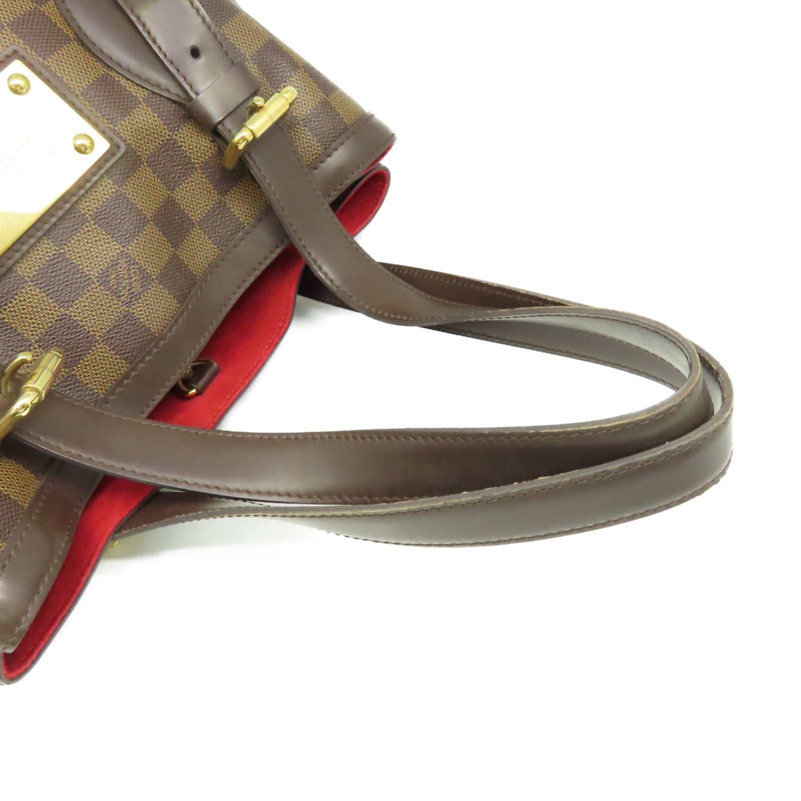 LOUIS VUITTON Damier Hampstead MM Tote Bag肩背袋啡色