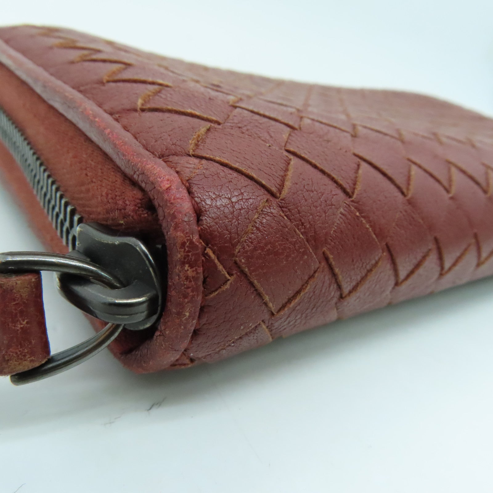 BOTTEGA VENETA 【激減優惠】羊皮皮革Long Wallet長錢包啡色