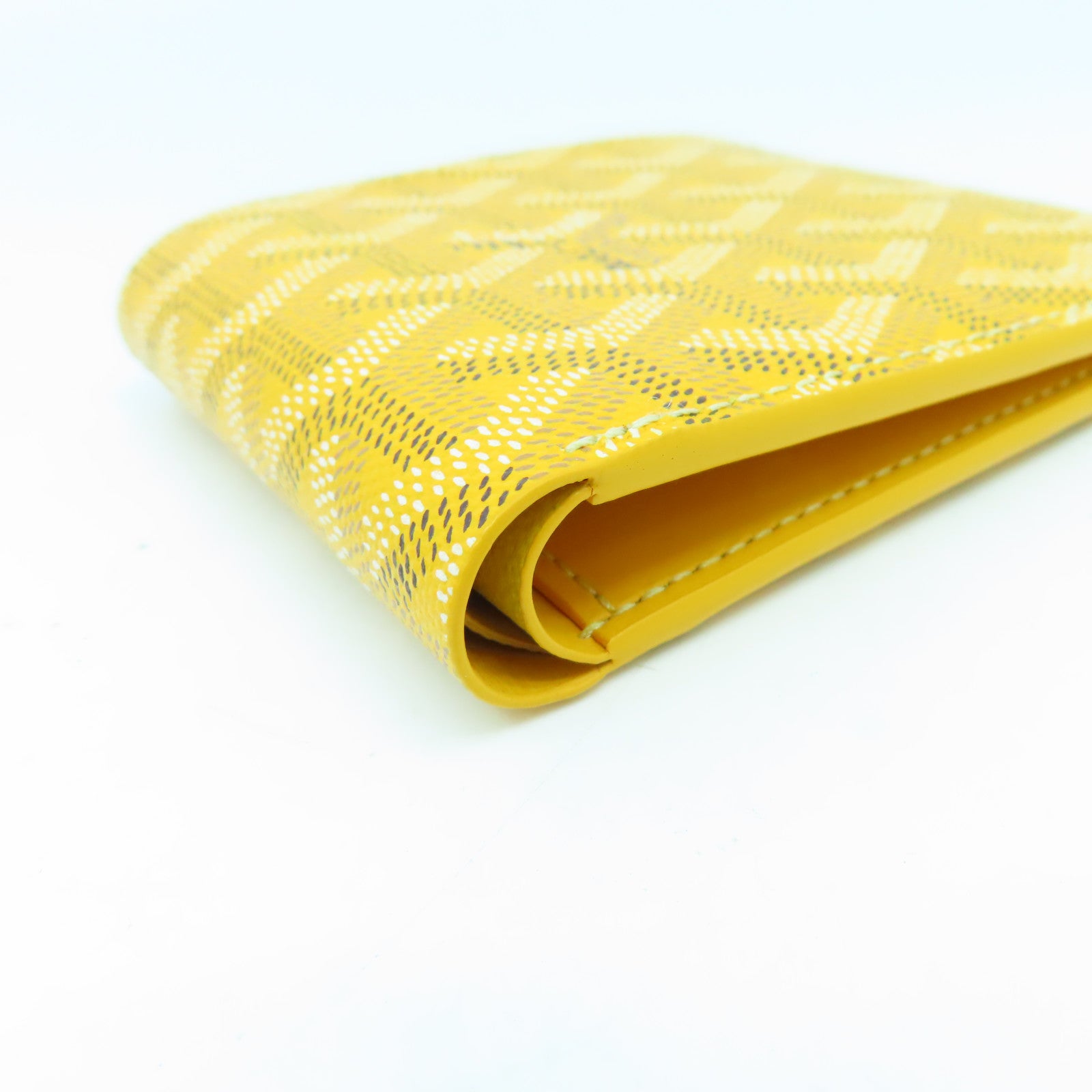 GOYARD 塗層帆布Victoire wallet錢包黃色
