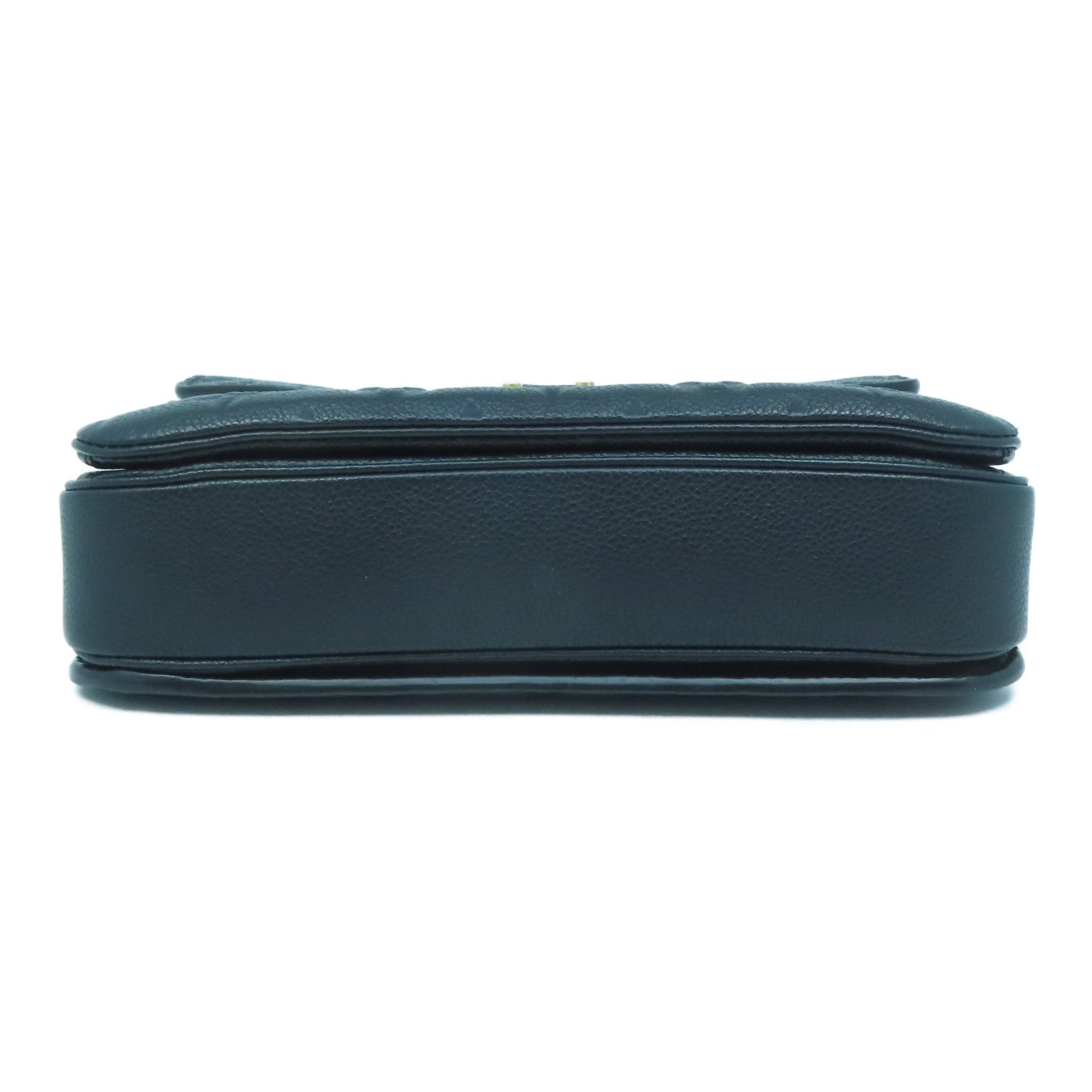LOUIS VUITTON Monogram Empreinte Pochette Metis金扣手挽肩背兩用袋黑色