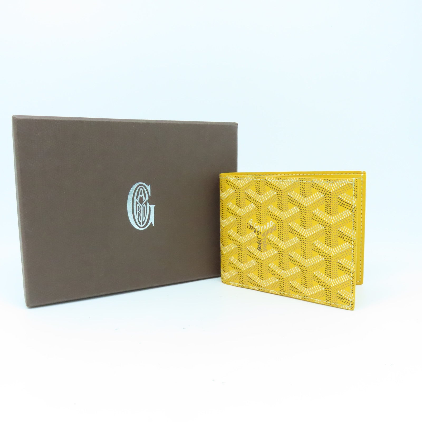 GOYARD 塗層帆布Victoire wallet錢包黃色
