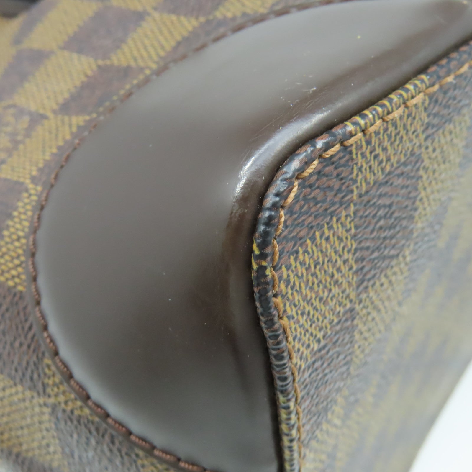 LOUIS VUITTON Damier Hampstead MM Tote Bag肩背袋啡色