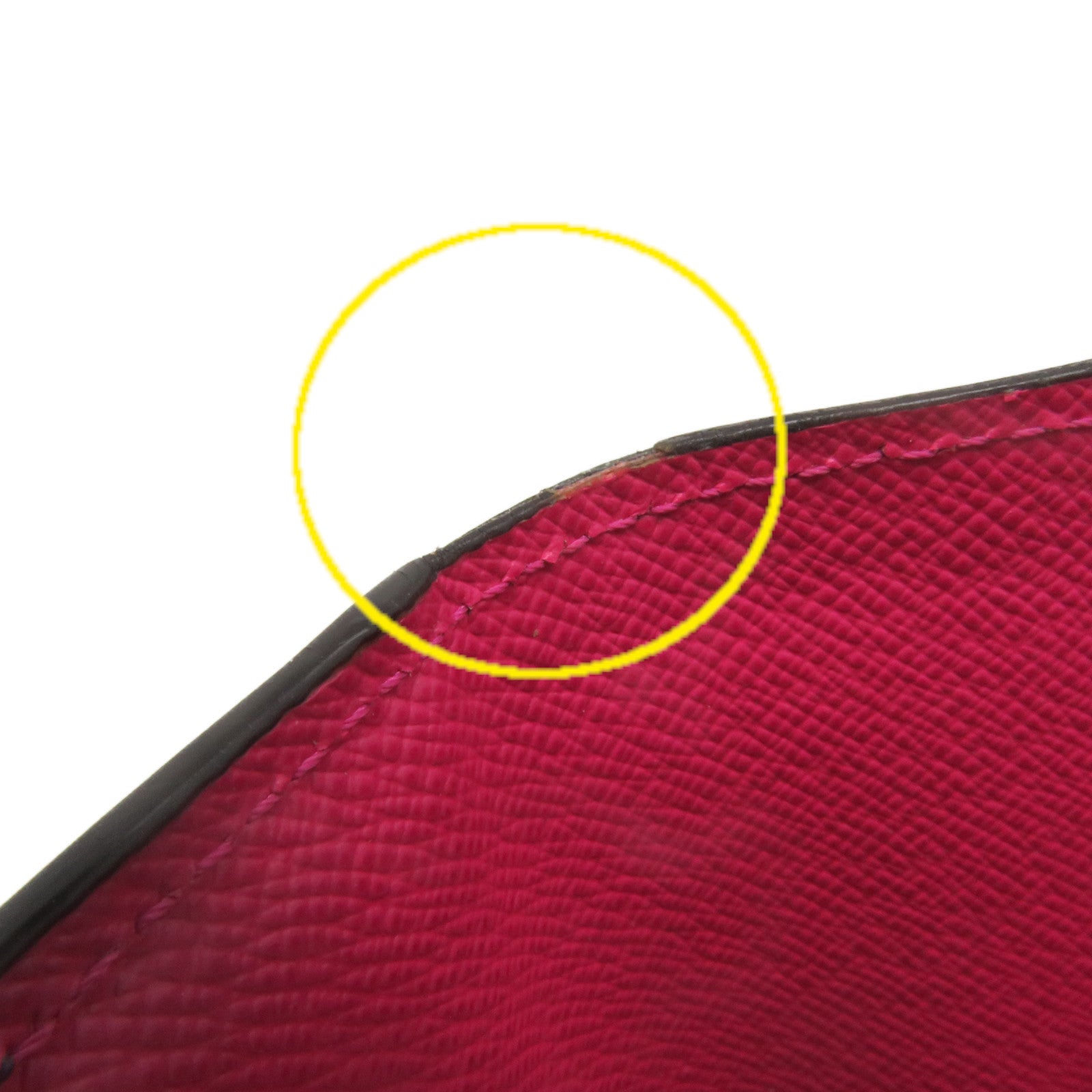 LOUIS VUITTON Epi Victorine Compact Wallet蓝色/粉红色