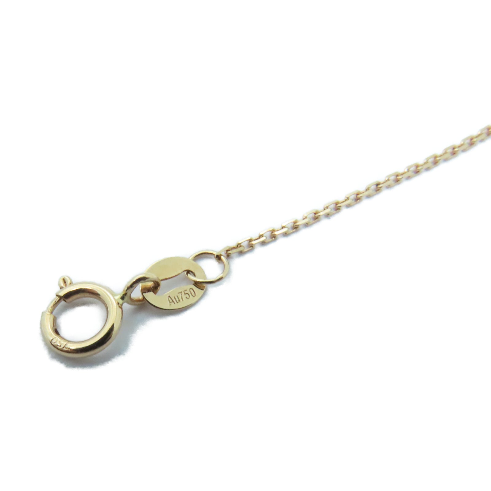 JEWELRY 18K玫瑰金Necklace0.49/0.25ct鑽石項鏈