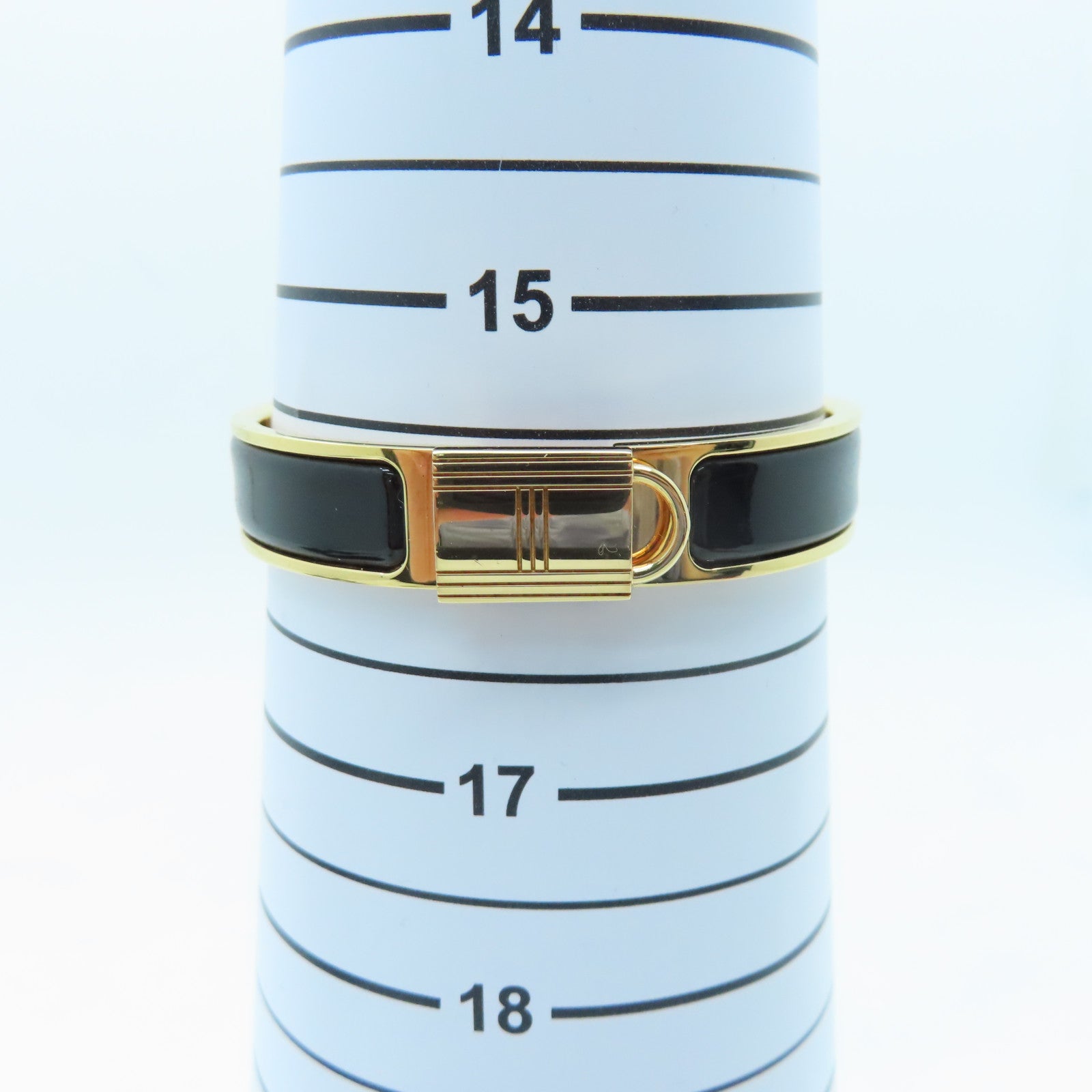 HERMES 【激減優惠】金屬Clic Cadenas Locky Me Bracelet手環金色/黑色