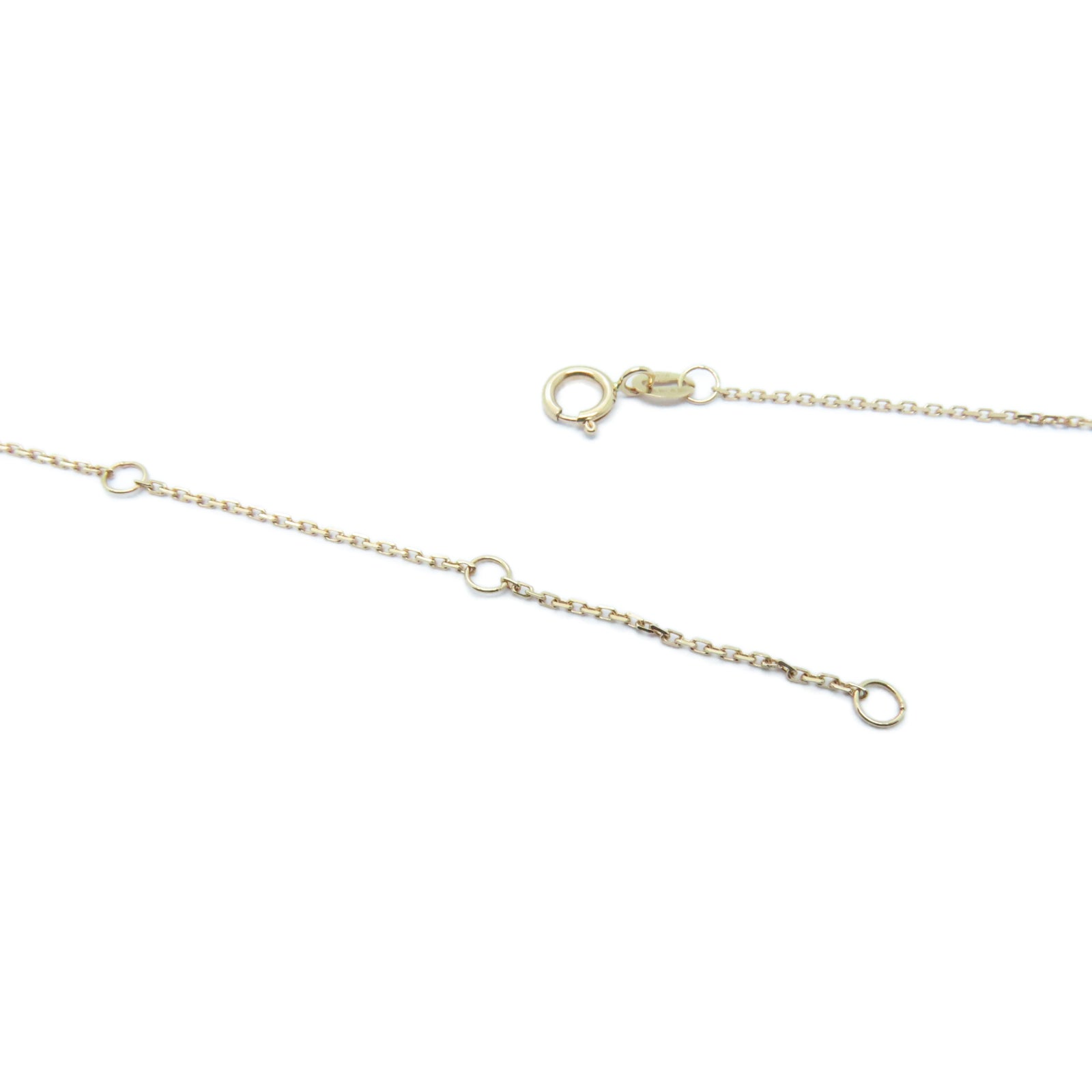 JEWELRY 18K玫瑰金Necklace0.49/0.25ct鑽石項鏈