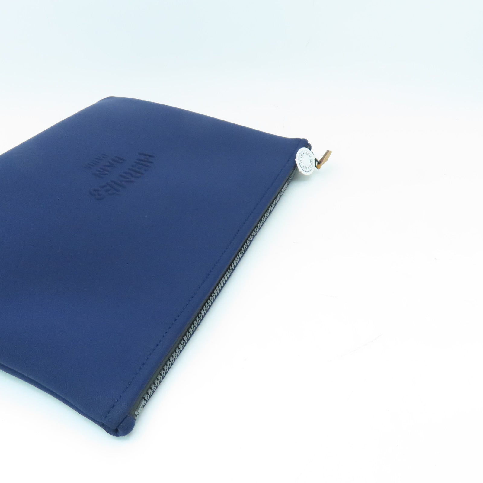 HERMES 尼龍Clutch Bag手拿包深藍色