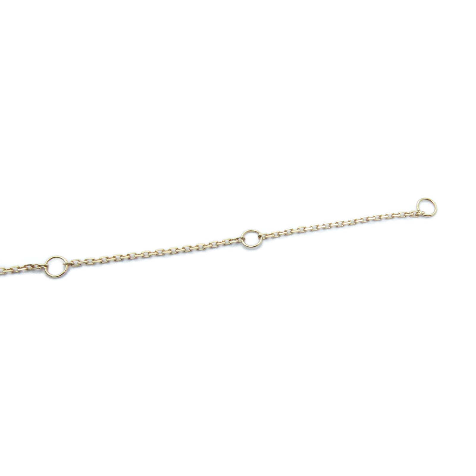 JEWELRY 18K玫瑰金Necklace0.49/0.25ct鑽石項鏈