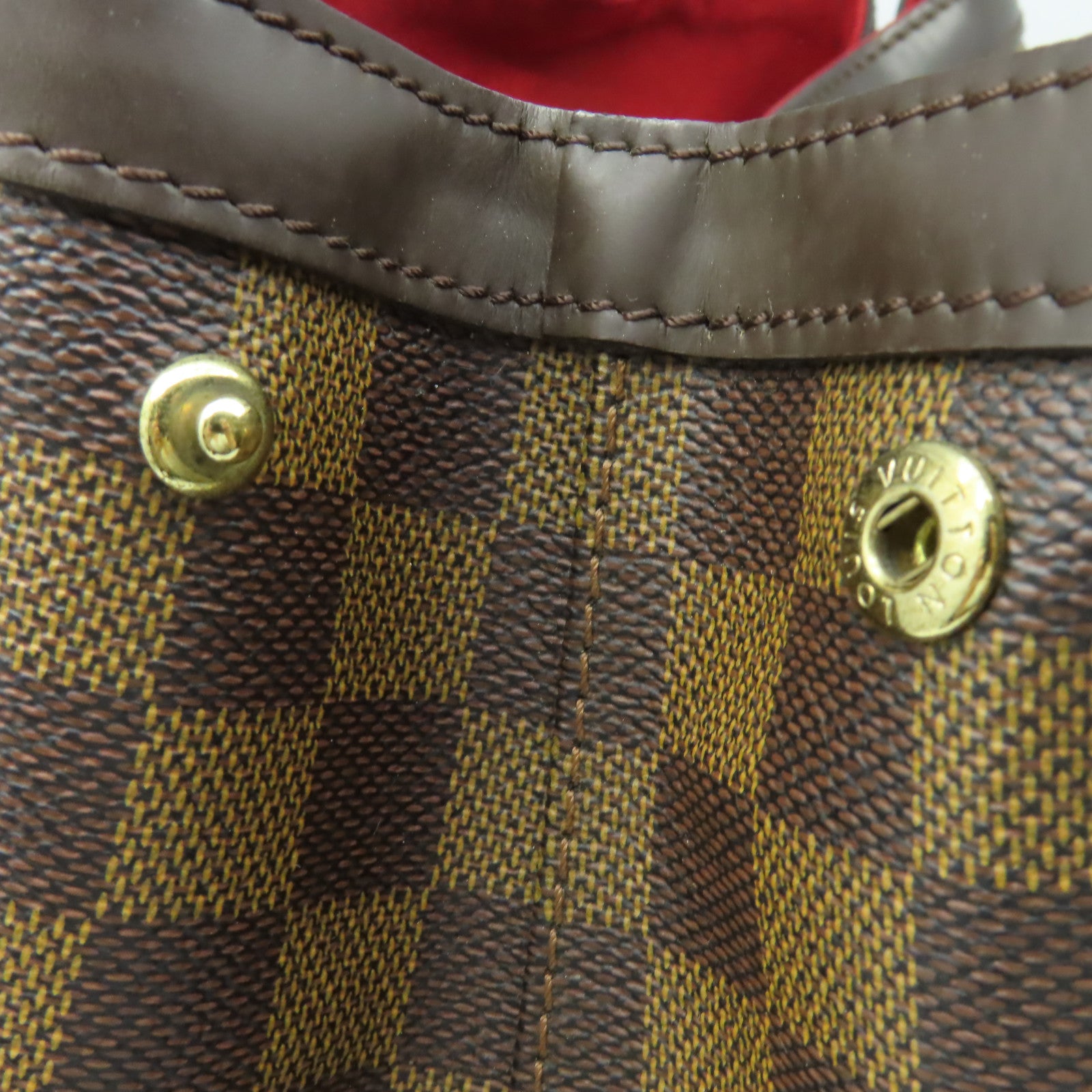 LOUIS VUITTON Damier Hampstead MM Tote Bag肩背袋啡色