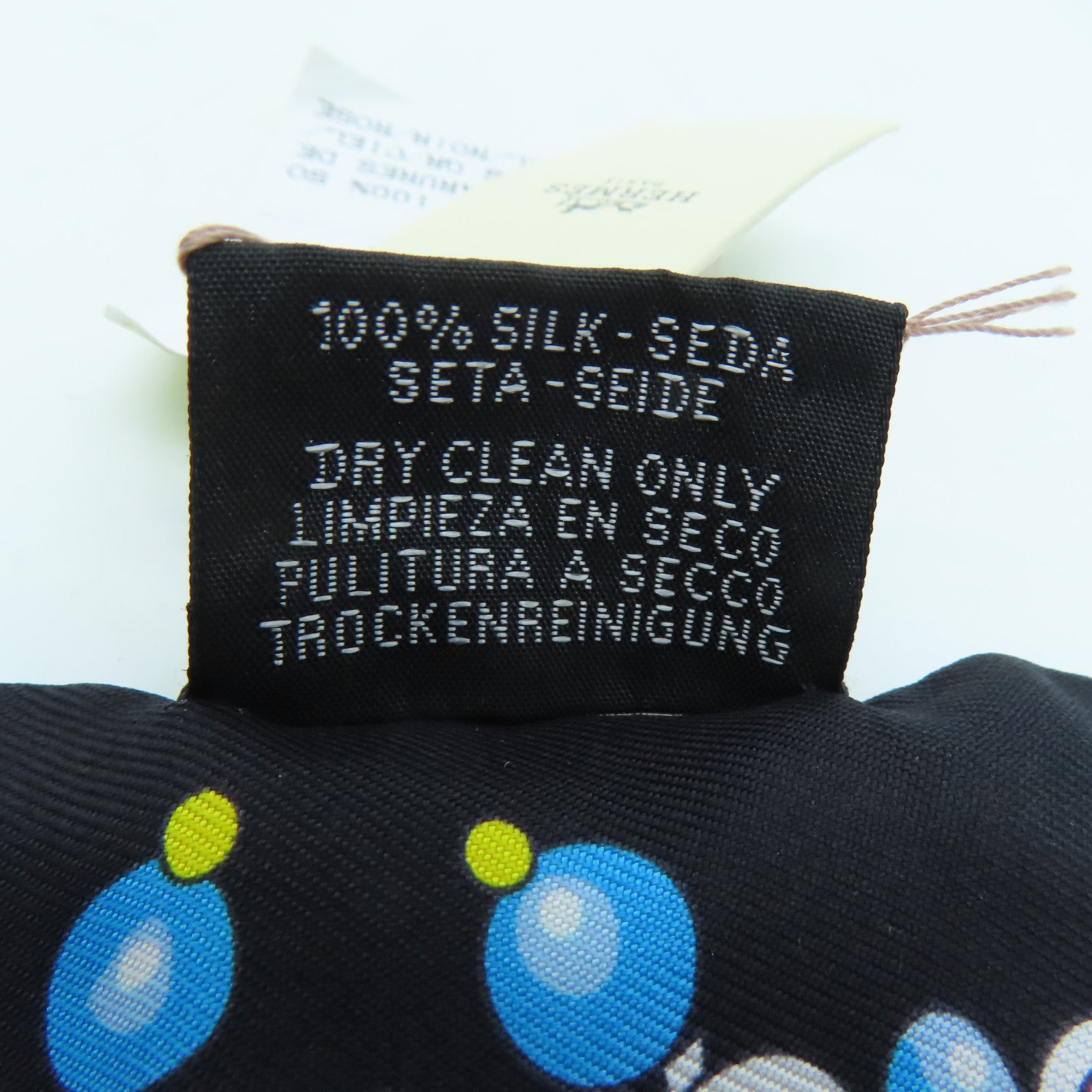 HERMES 絲質Twilly絲巾彩色