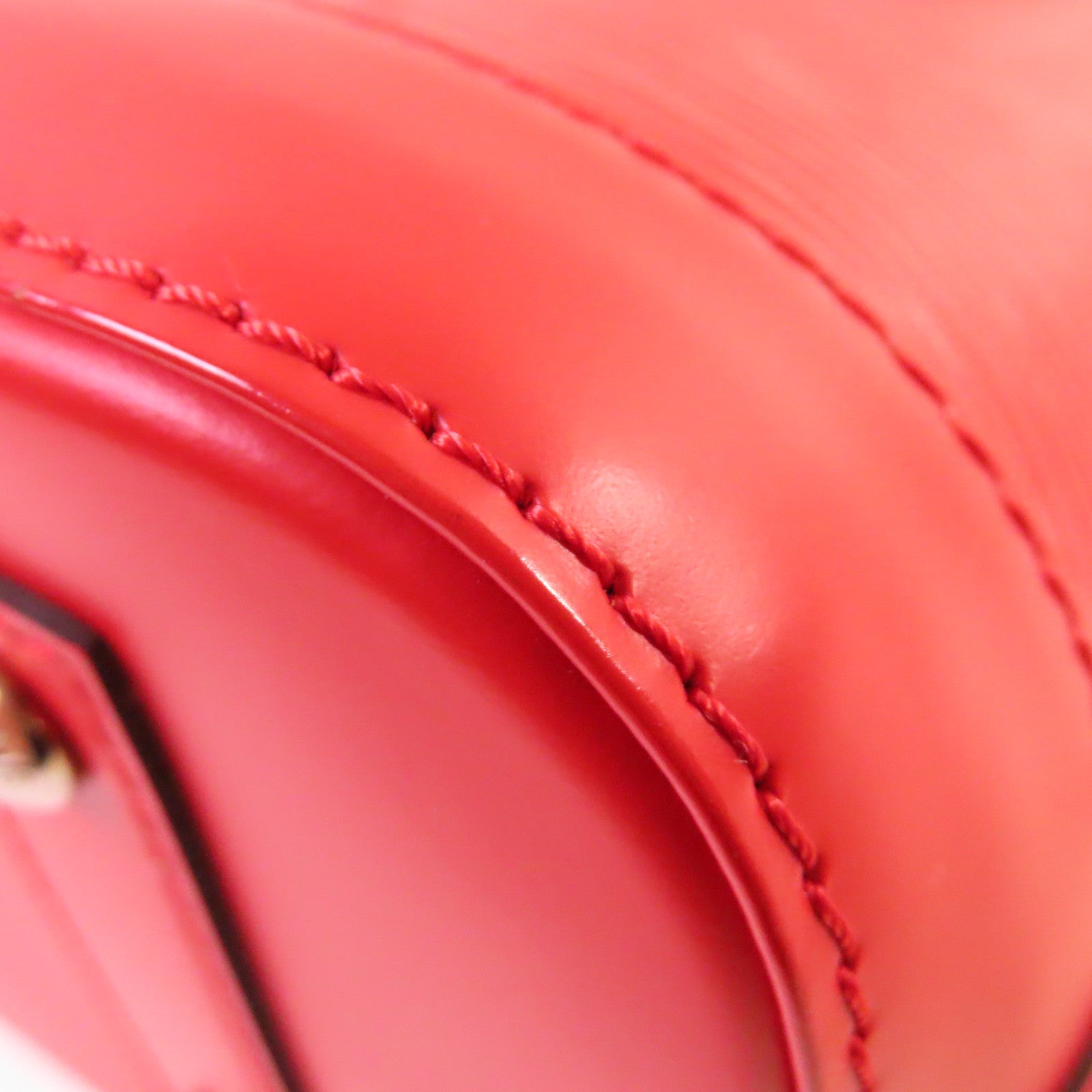 LOUIS VUITTON Epi Alma BB 2Way Shoulder Bag銀扣手挽肩背兩用袋紅色