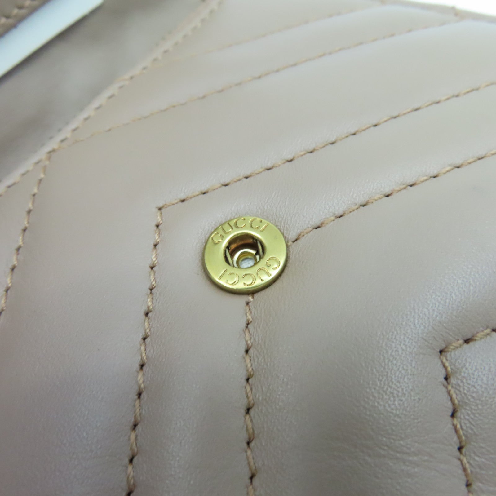 GUCCI 牛皮皮革GG Marmont Short Wallet短錢包啡色