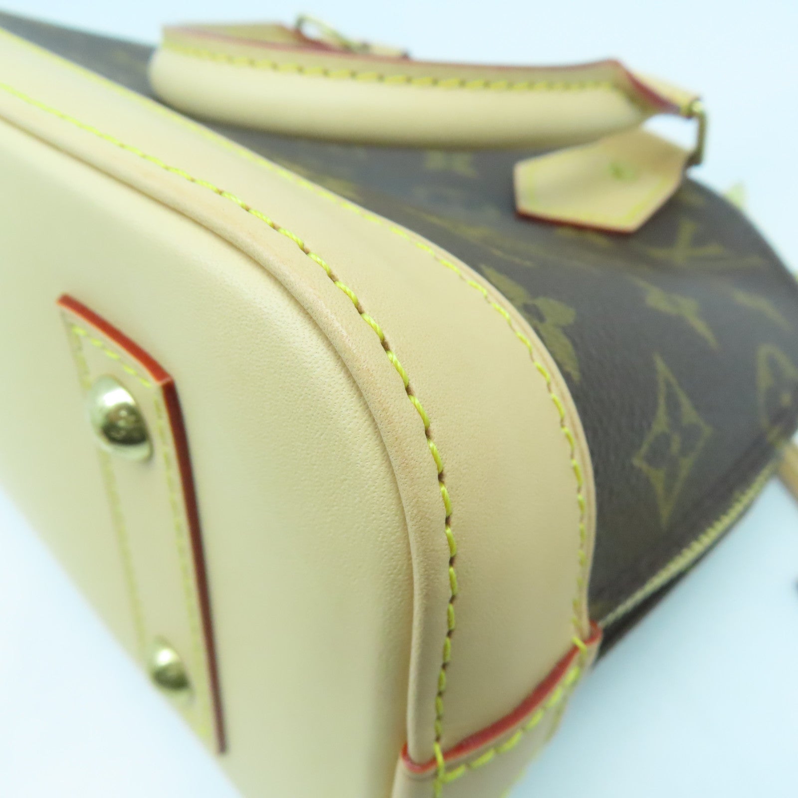 LOUIS VUITTON Monogram Alma BB金扣手挽肩背兩用袋啡色