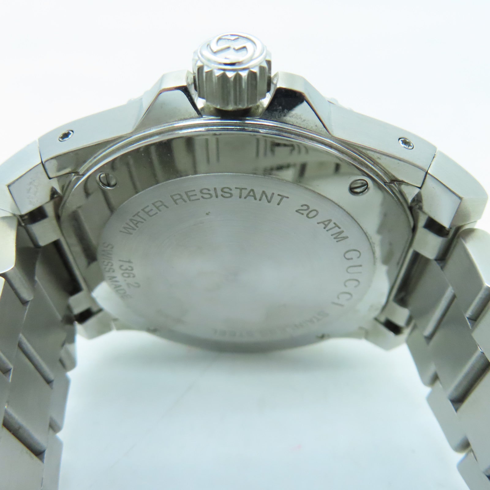 GUCCI Dive XL不鏽鋼手錶自動機芯黑色