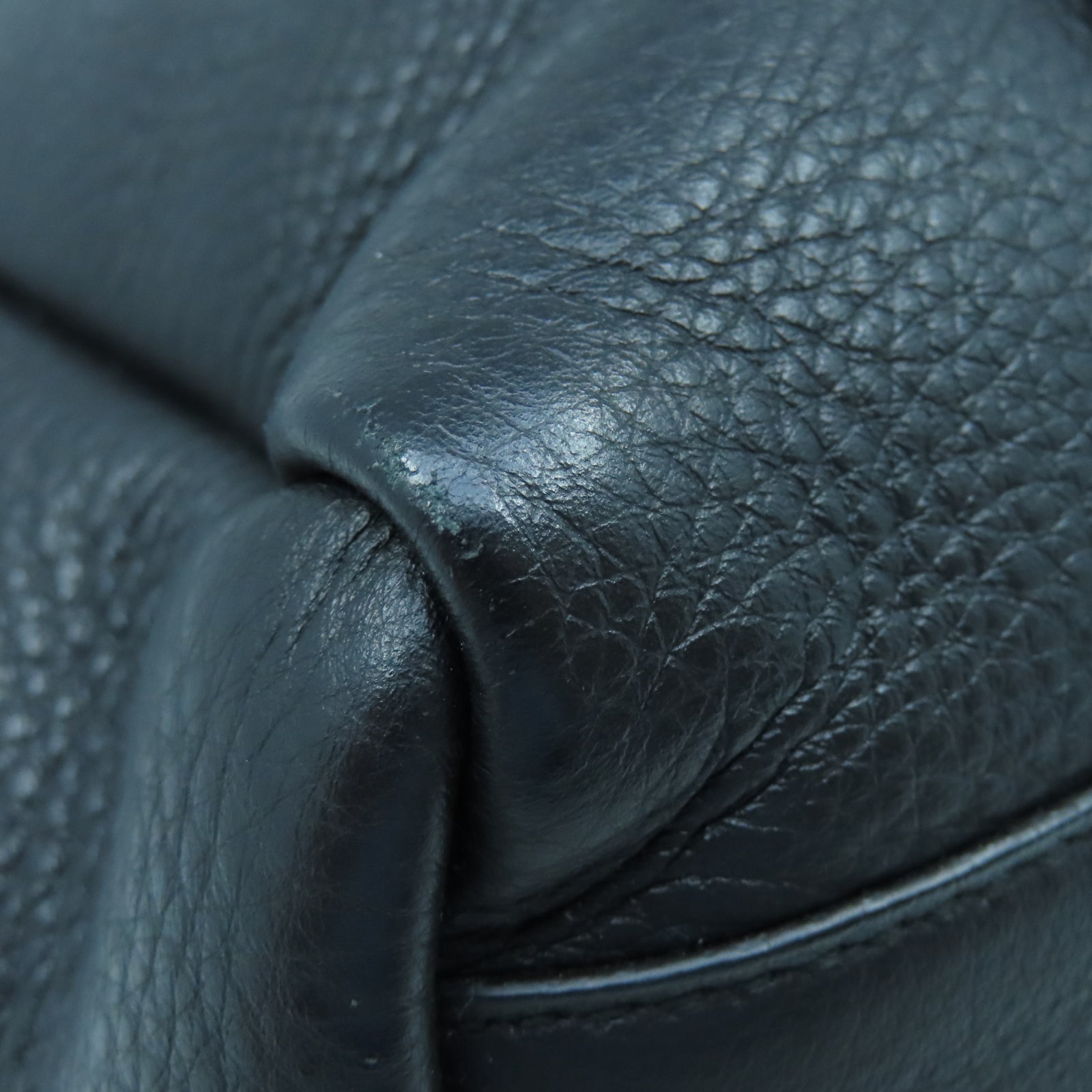 BALENCIAGA 牛皮皮革2 Way Shoulder銀扣手挽肩背兩用袋黑色