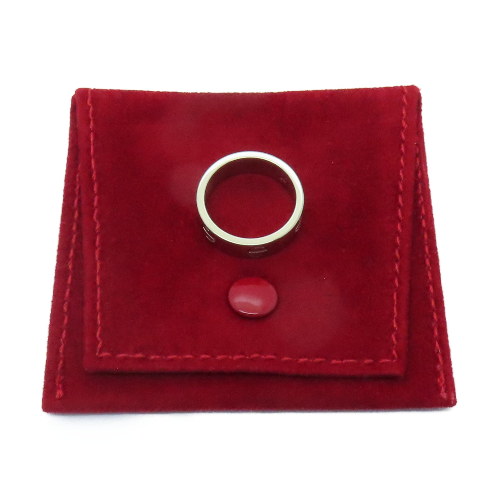 CARTIER 18K白金Love Ring戒指Cartier#52/US#6