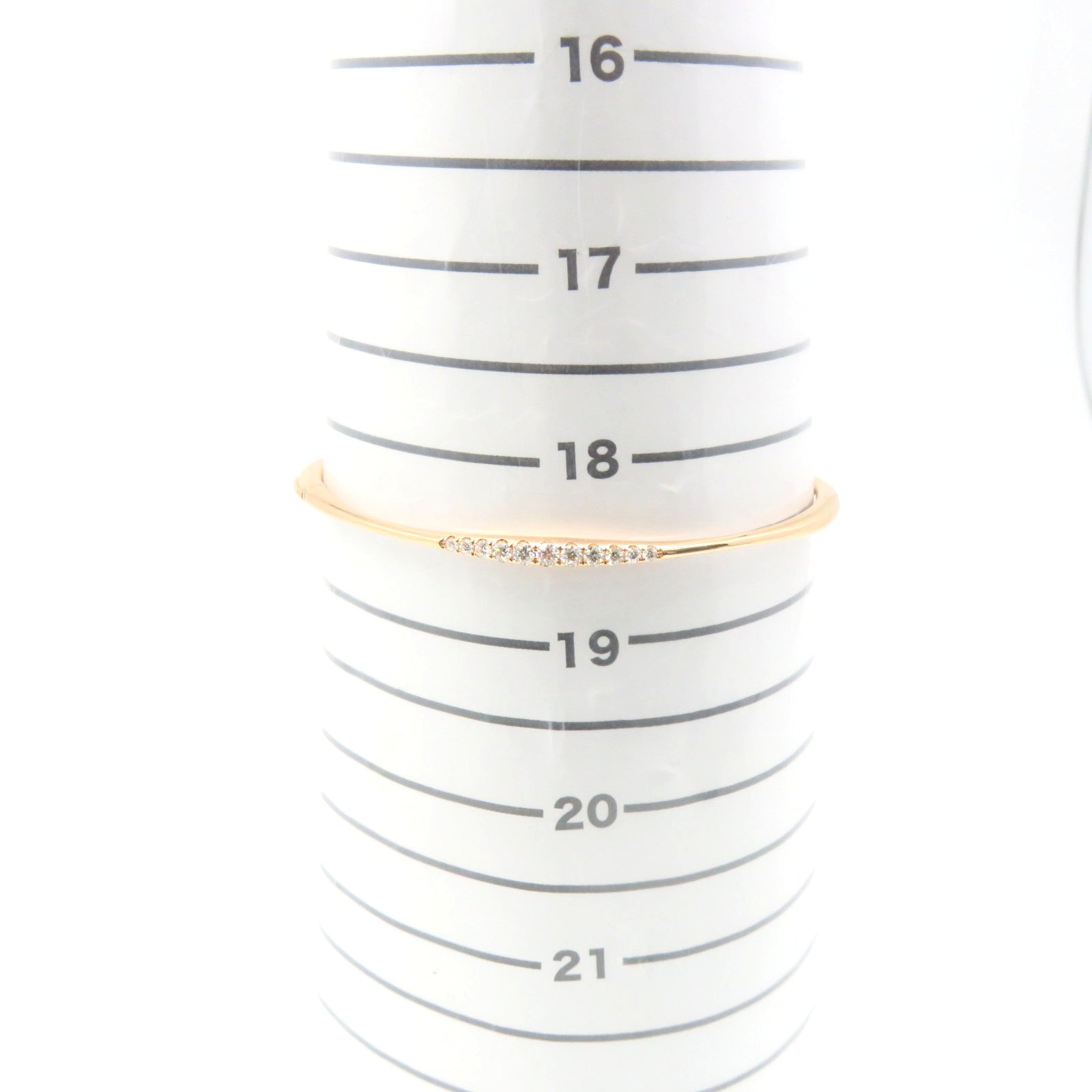 JEWELRY 【激減優惠】18K玫瑰金/鑽石Bangle手鏈金色