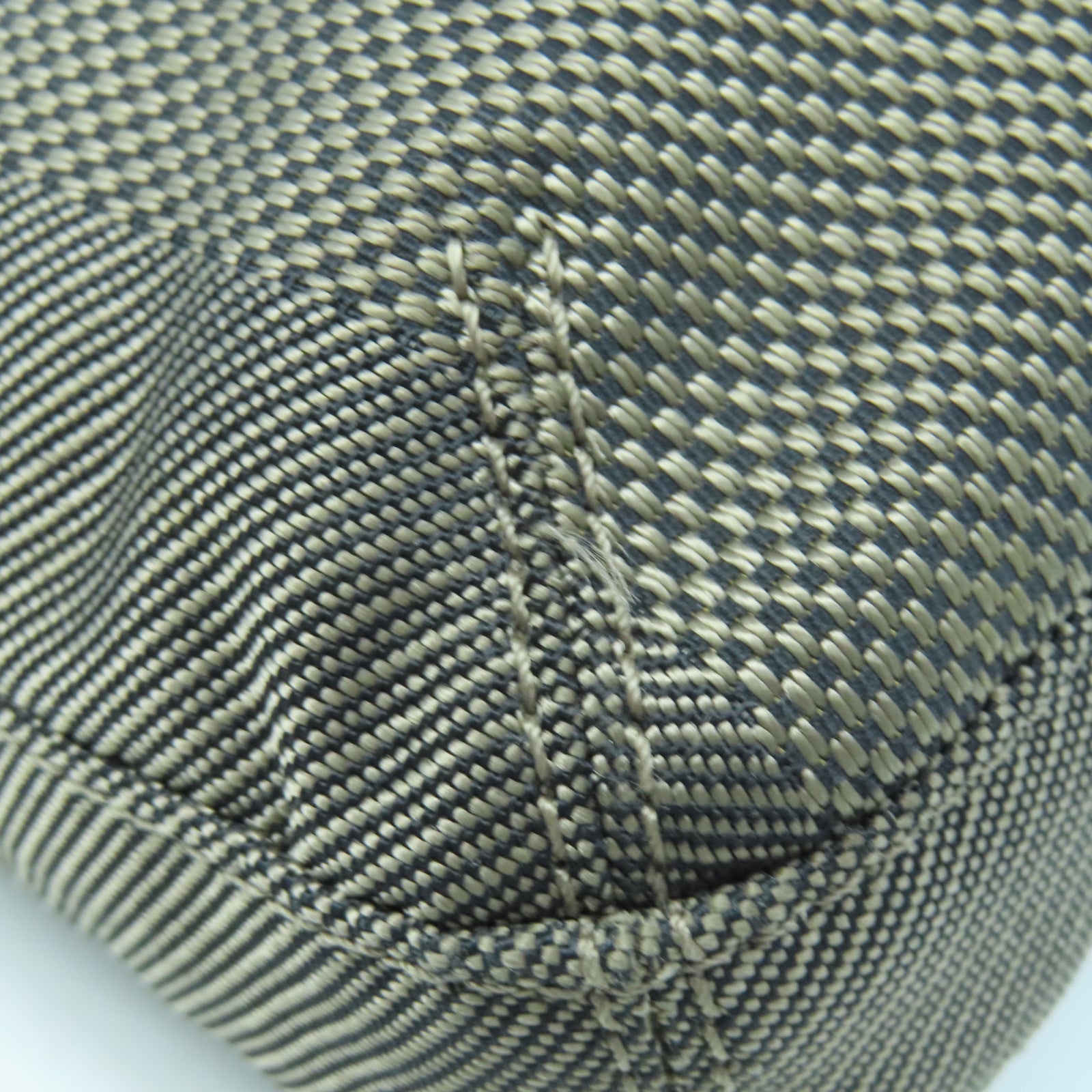 LOUIS VUITTON Damier Geant Arche Waist Bag silver buckle belt bag brown