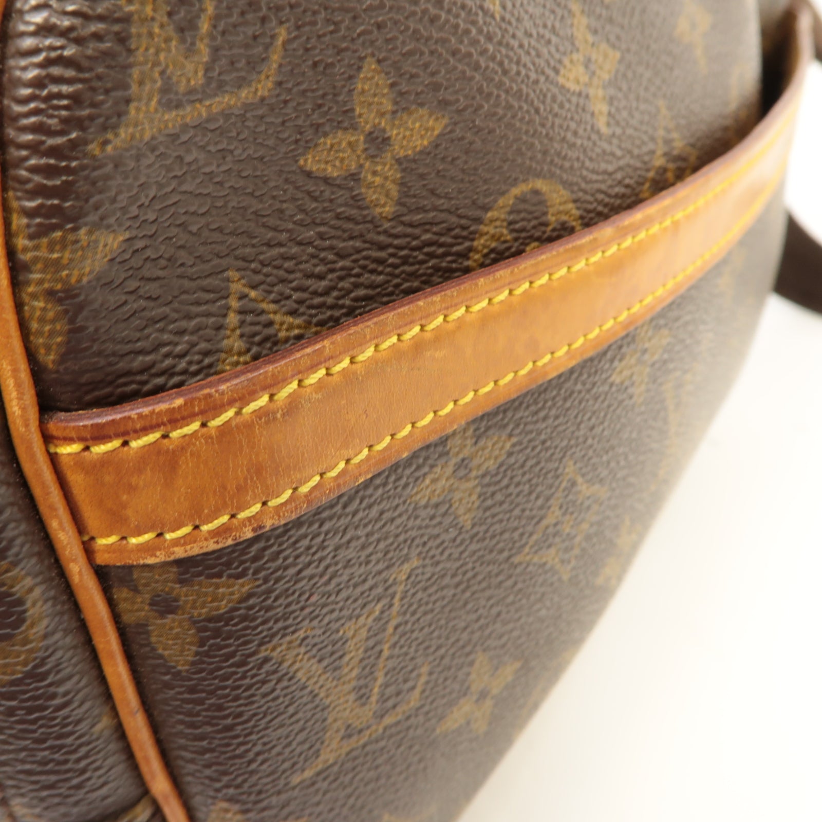 LOUIS VUITTON Monogram Reporter PM金扣肩背袋啡色