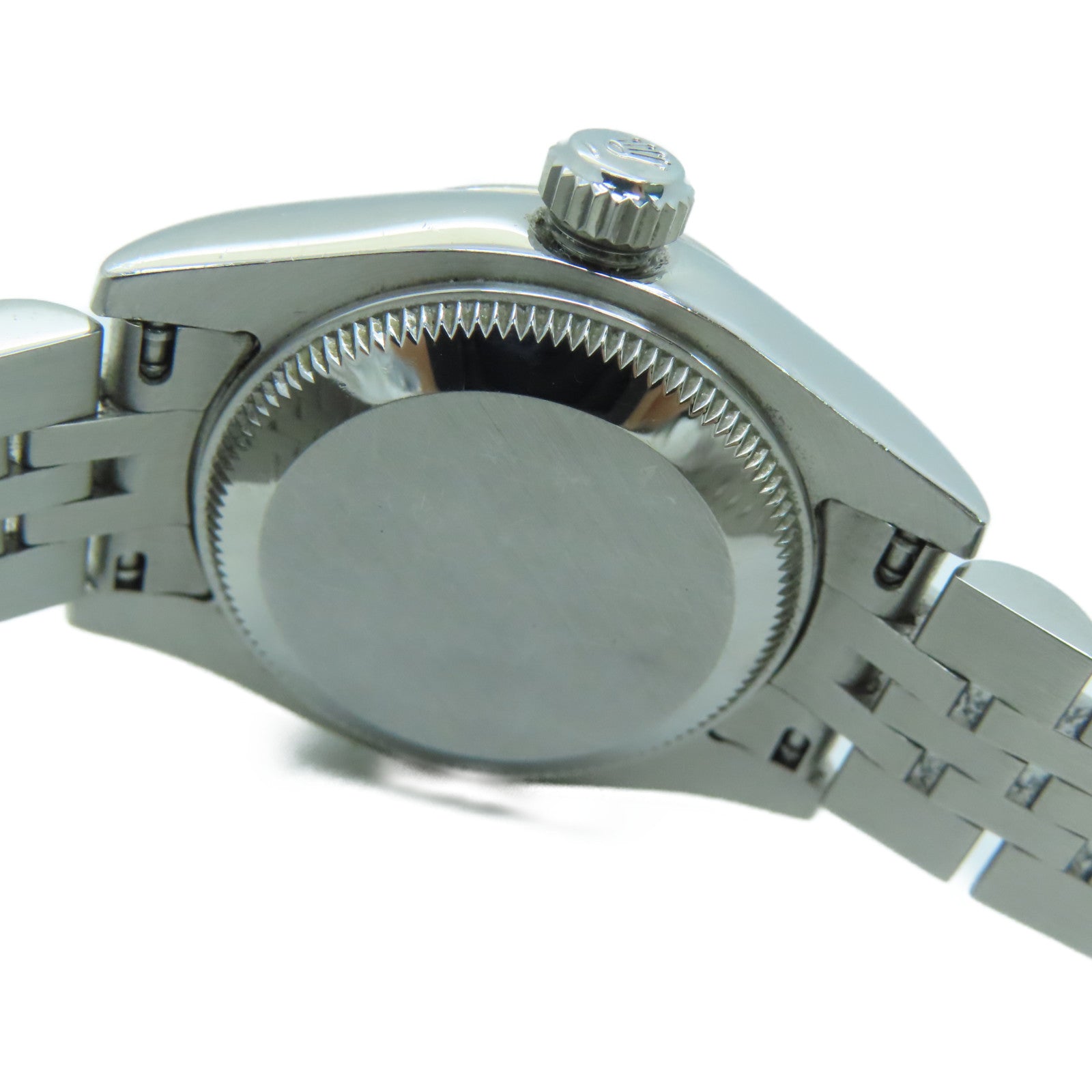 ROLEX Datejust Stainless Steel/18K White Gold Watch Automatic Movement Black