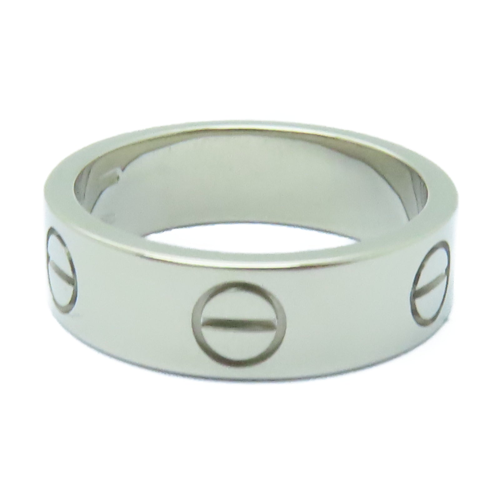 CARTIER 18K白金Love Ring戒指Cartier#52/US#6