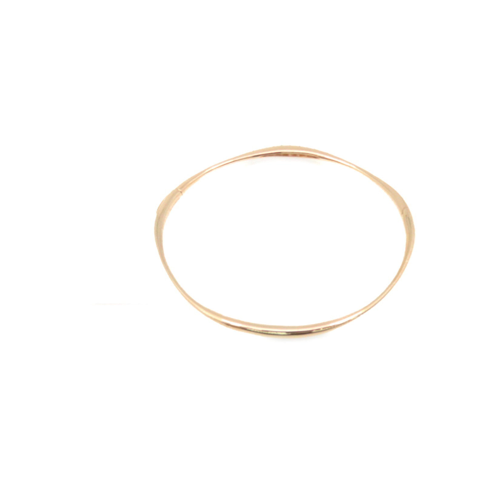 JEWELRY 【激減優惠】18K玫瑰金/鑽石Bangle手鏈金色