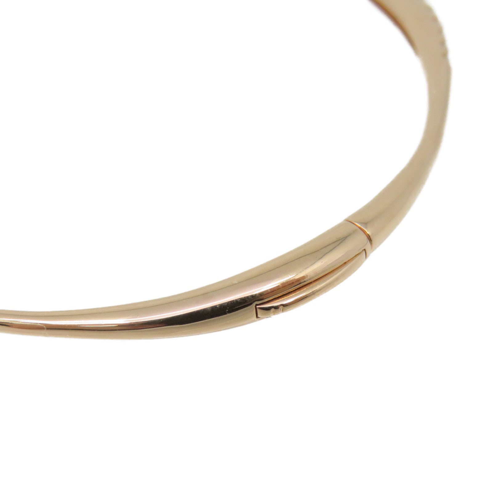 JEWELRY 【激減優惠】18K玫瑰金/鑽石Bangle手鏈金色