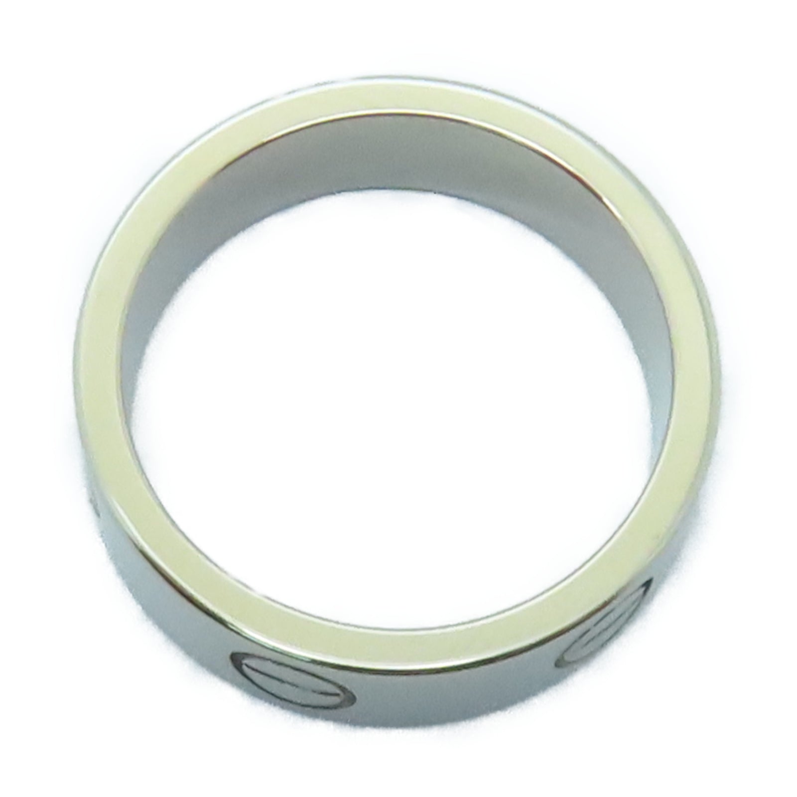 CARTIER 18K白金Love Ring戒指Cartier#52/US#6