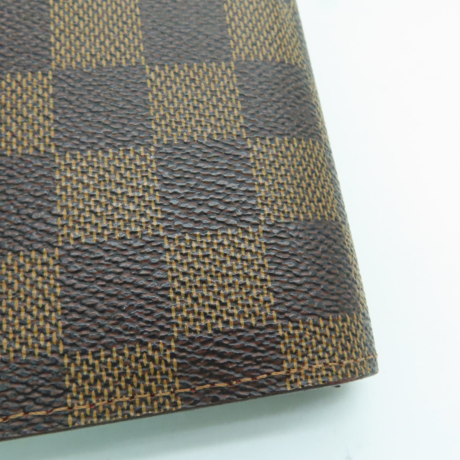 LOUIS VUITTON Damier Brazza Wallet金扣長錢包啡色