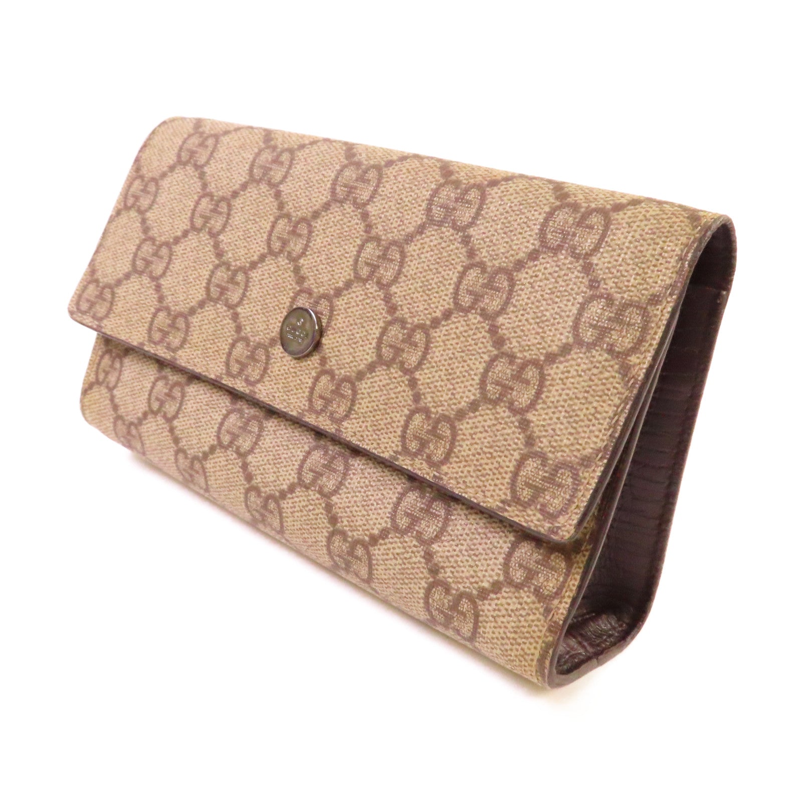 GUCCI 塗層帆布Waist Bag腰包啡色