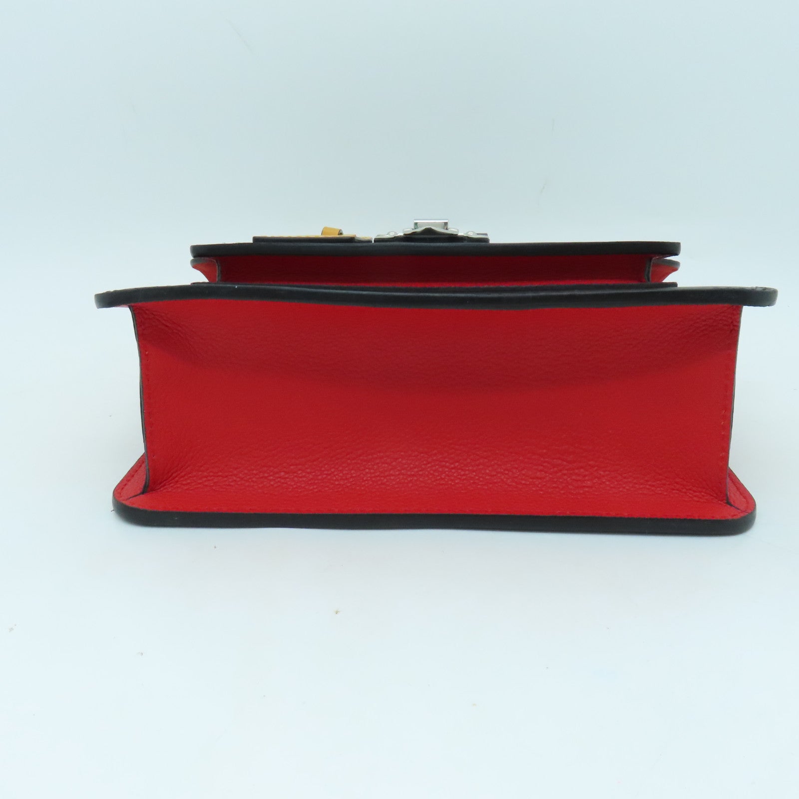 LOUIS VUITTON Epi Neo Monceau銀扣肩背袋黑色紅色