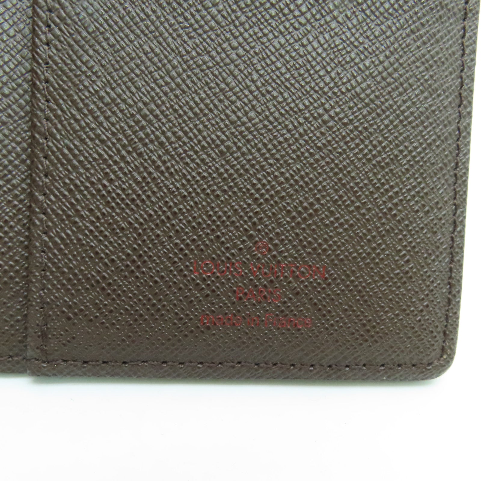 LOUIS VUITTON Damier Brazza Wallet金扣長錢包啡色