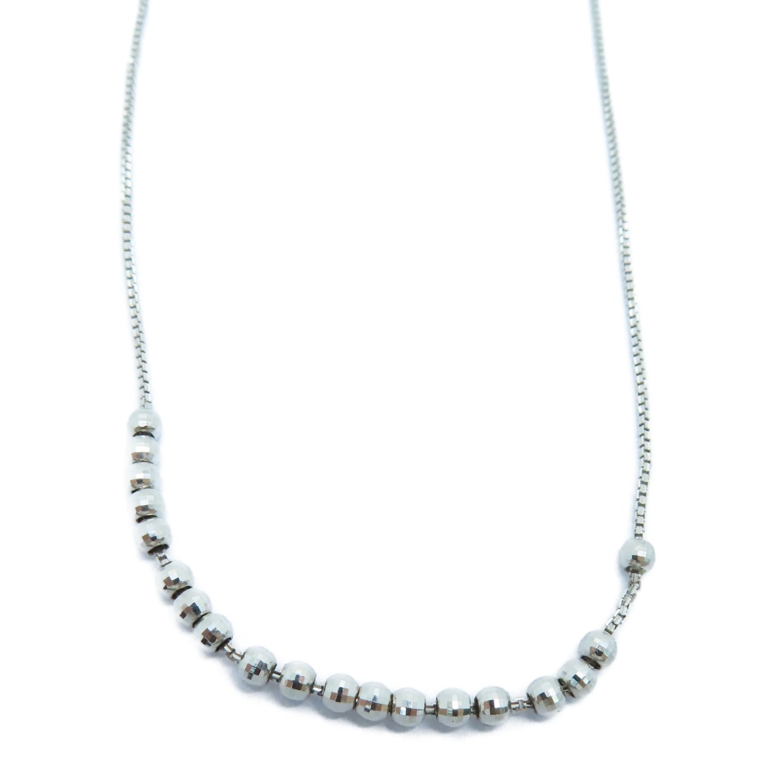 JEWELRY 18K白金Necklaces颈錬银色