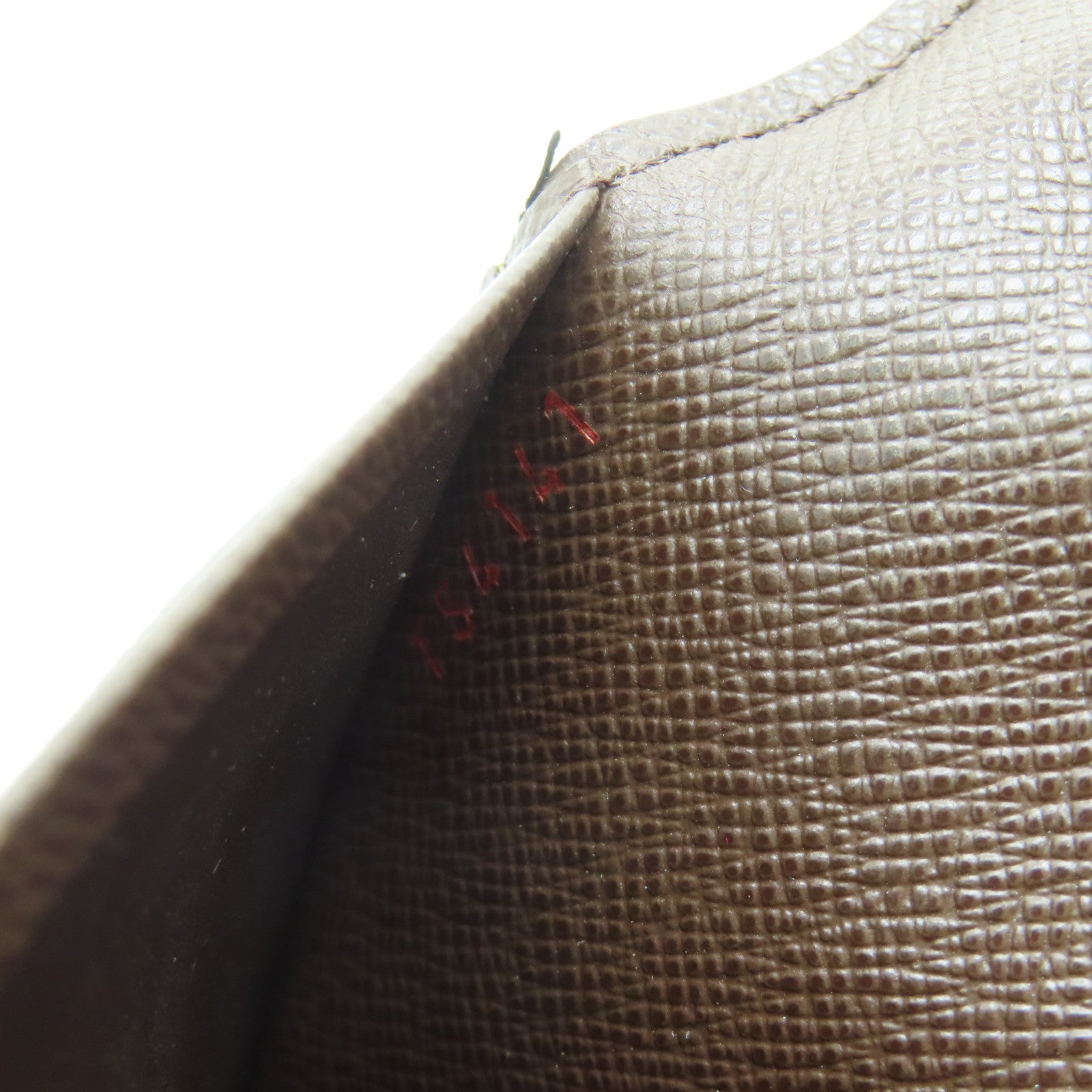 LOUIS VUITTON Damier Brazza Wallet金扣長錢包啡色