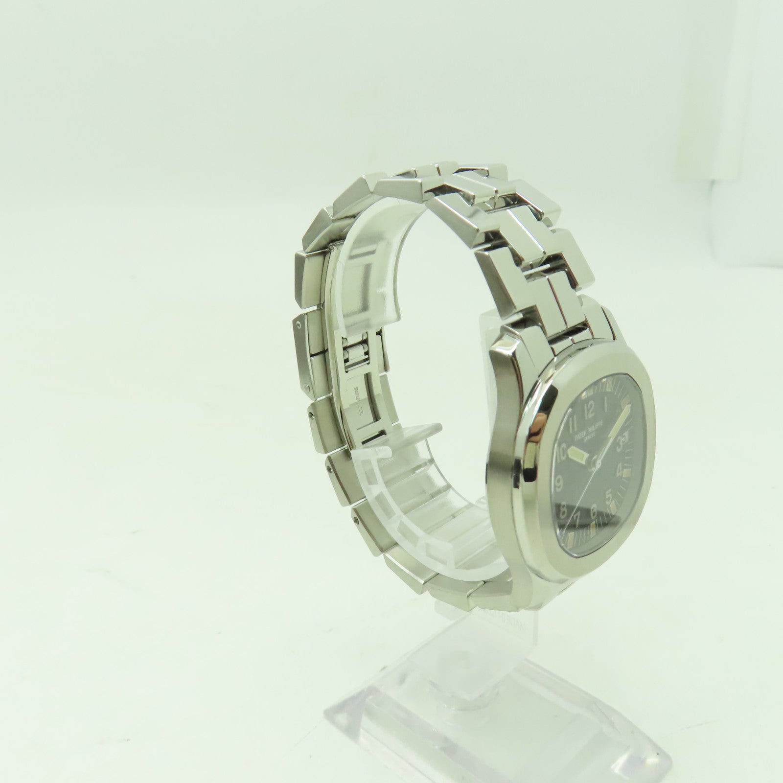 PATEK PHILIPPE 【激減優惠】Aquanaut不鏽鋼手錶自動機芯黑色/銀色