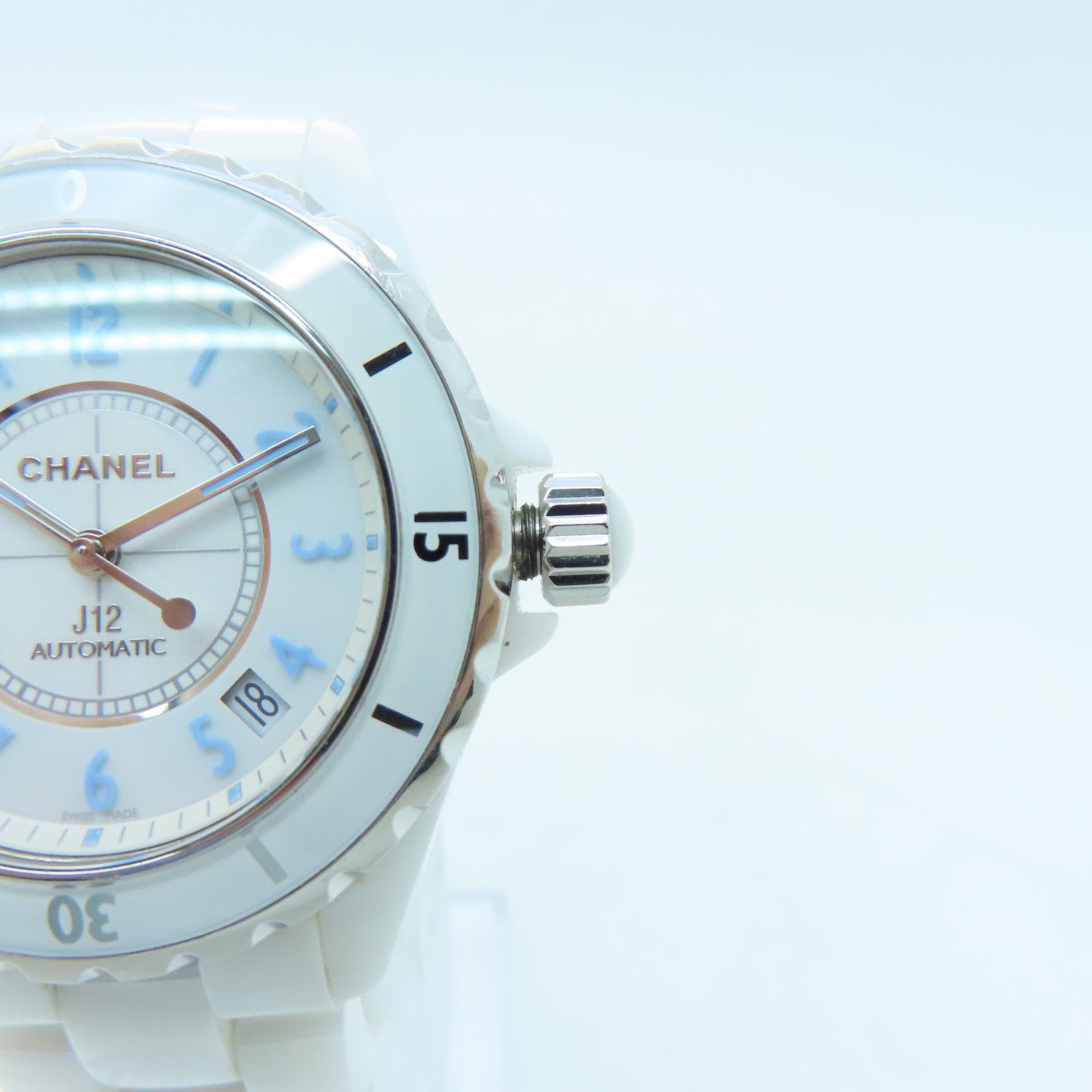 CHANEL J12 38mm陶瓷手錶自動機芯白色