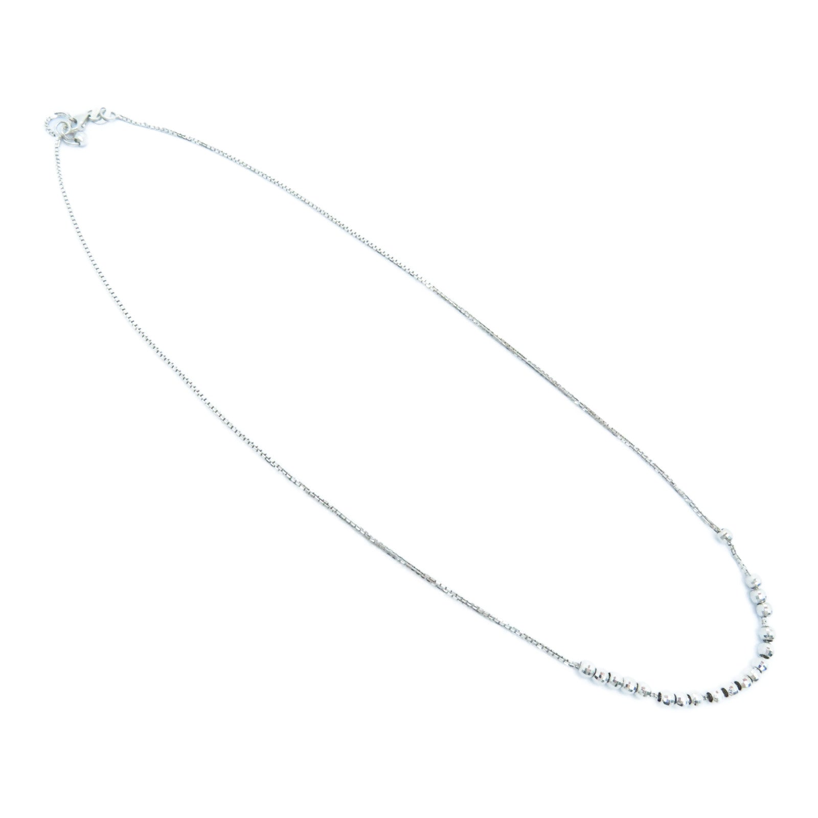 JEWELRY 18K白金Necklaces颈錬银色