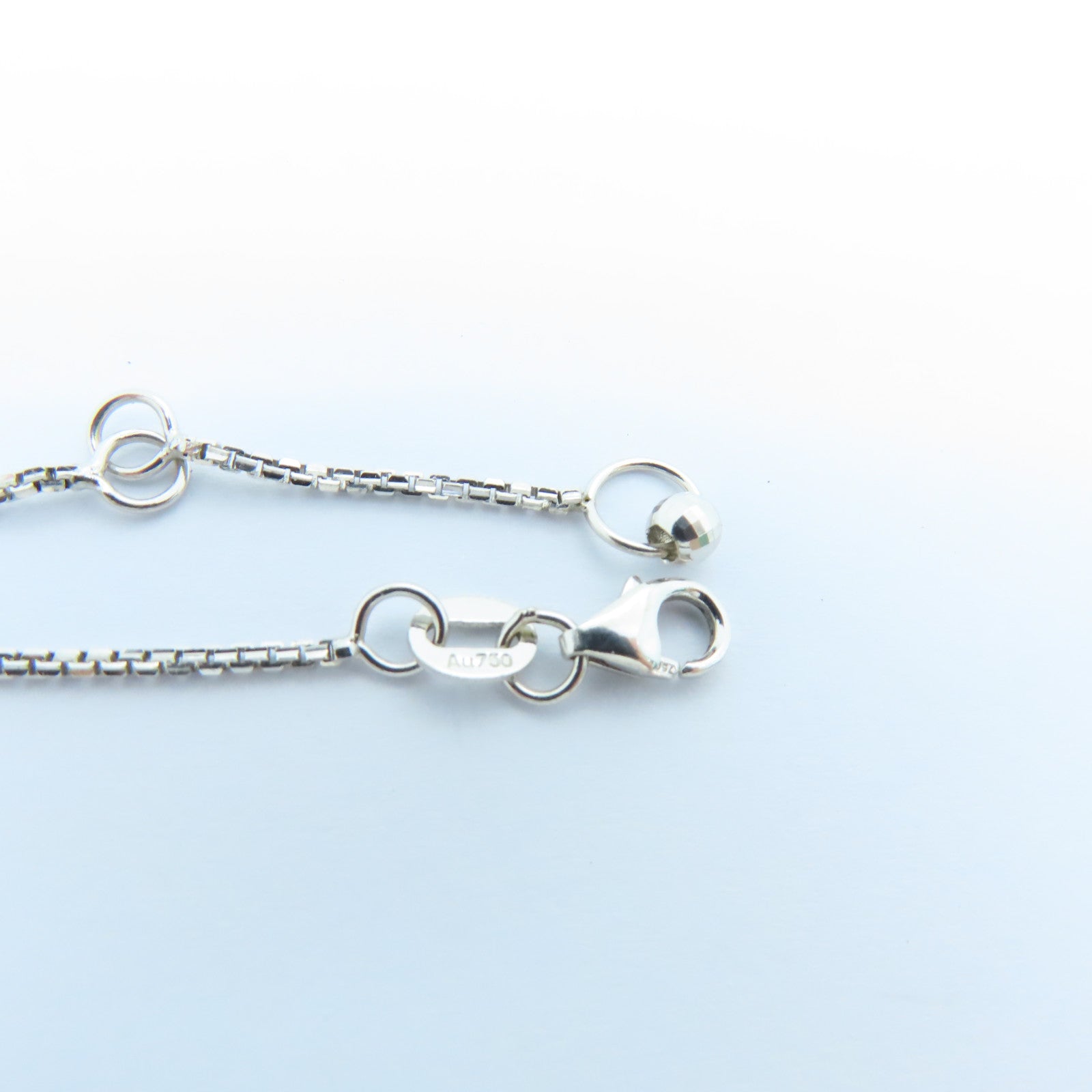 JEWELRY 18K白金Necklaces颈錬银色
