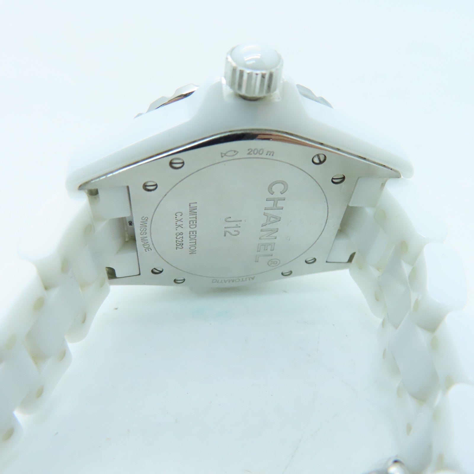 CHANEL J12 38mm陶瓷手錶自動機芯白色
