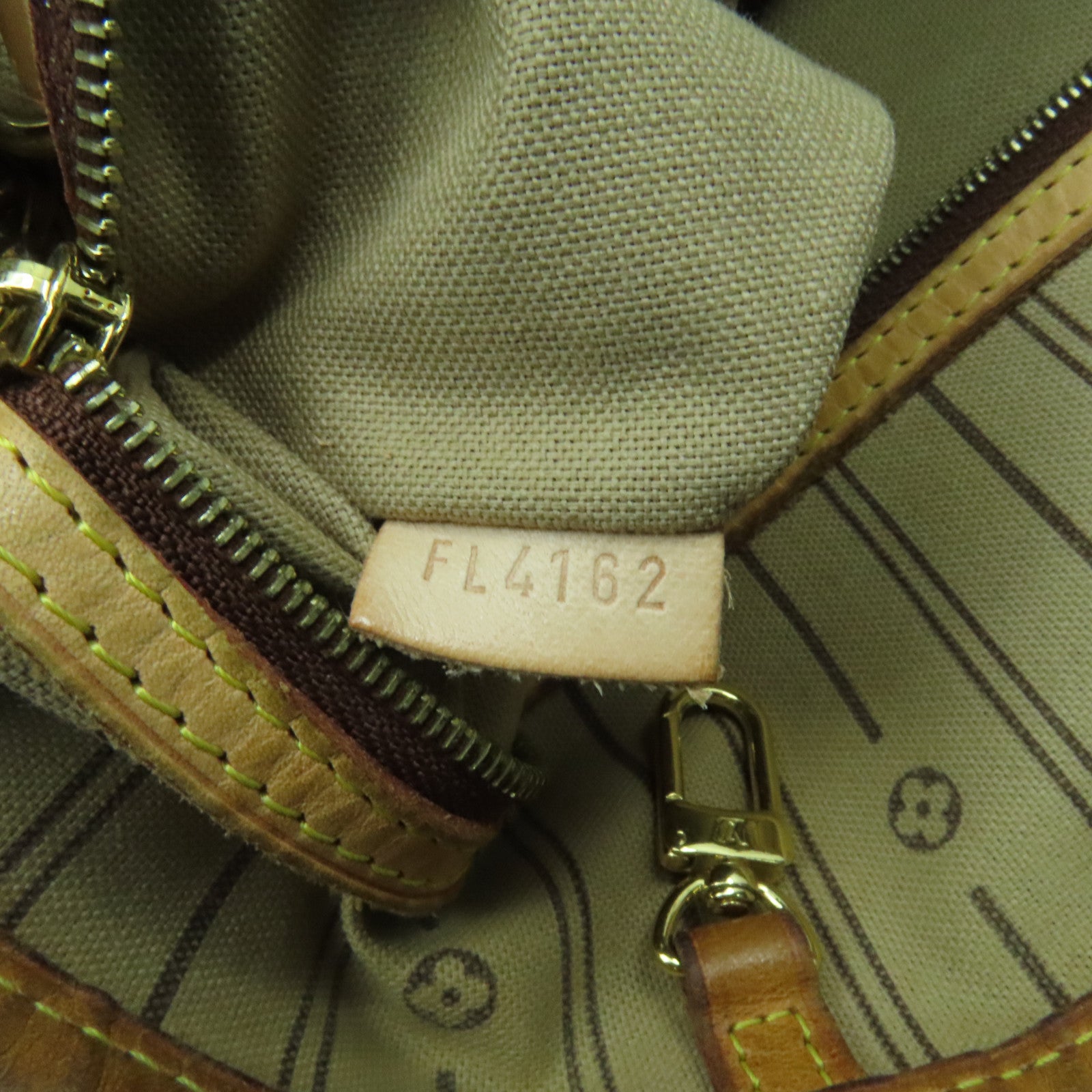 LOUIS VUITTON Monogram Delightful PM金扣肩背袋啡色