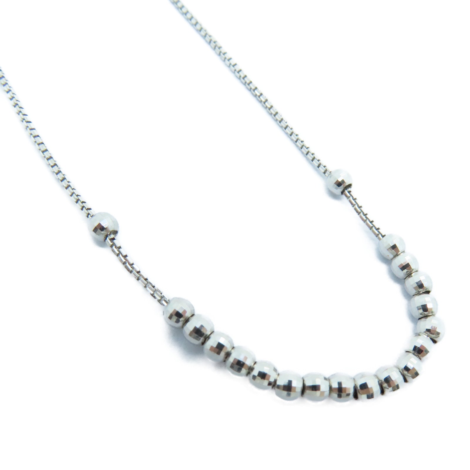 JEWELRY 18K白金Necklaces颈錬银色